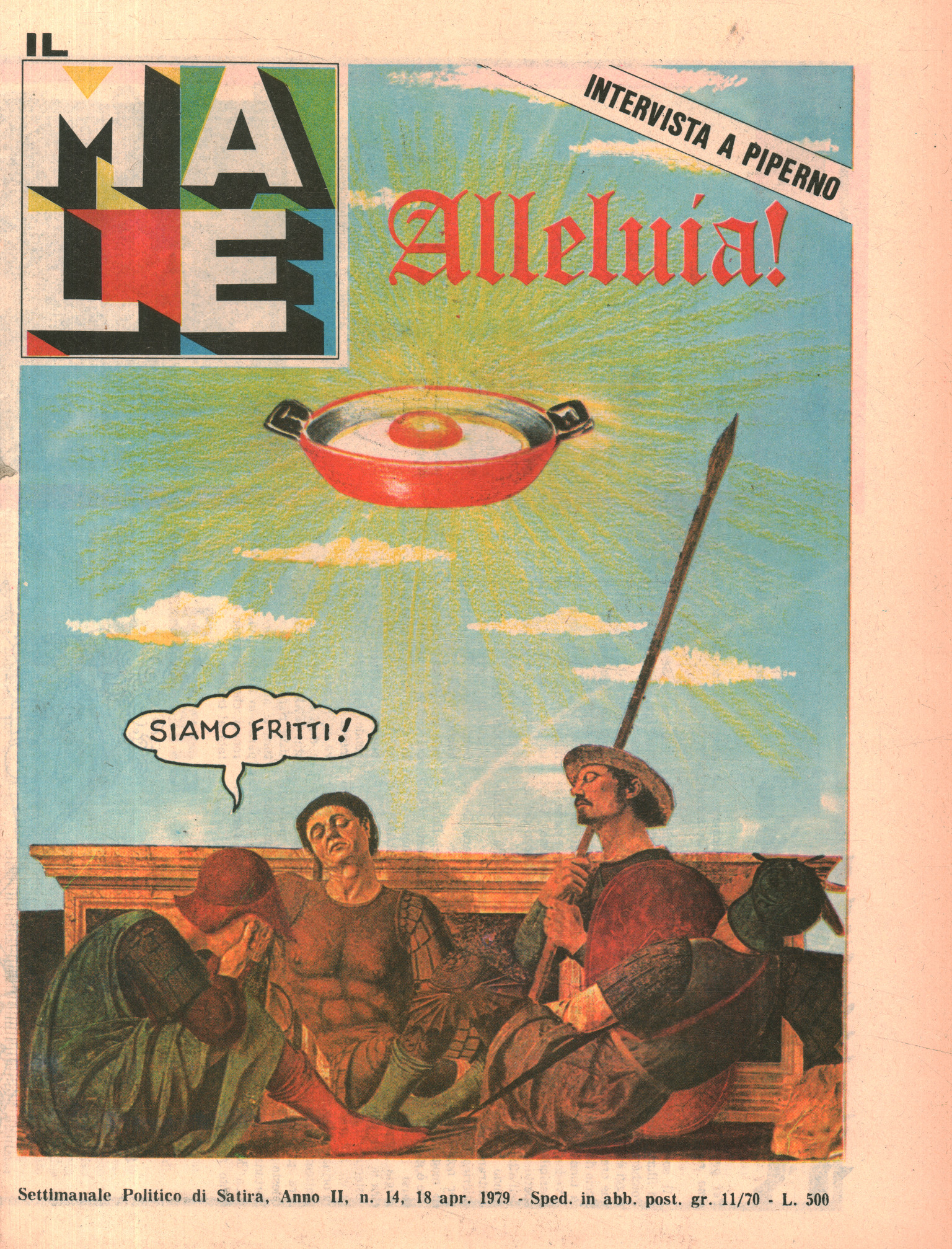 Il Male: settimanale politico di satira. Anno II, n.14, 18 …