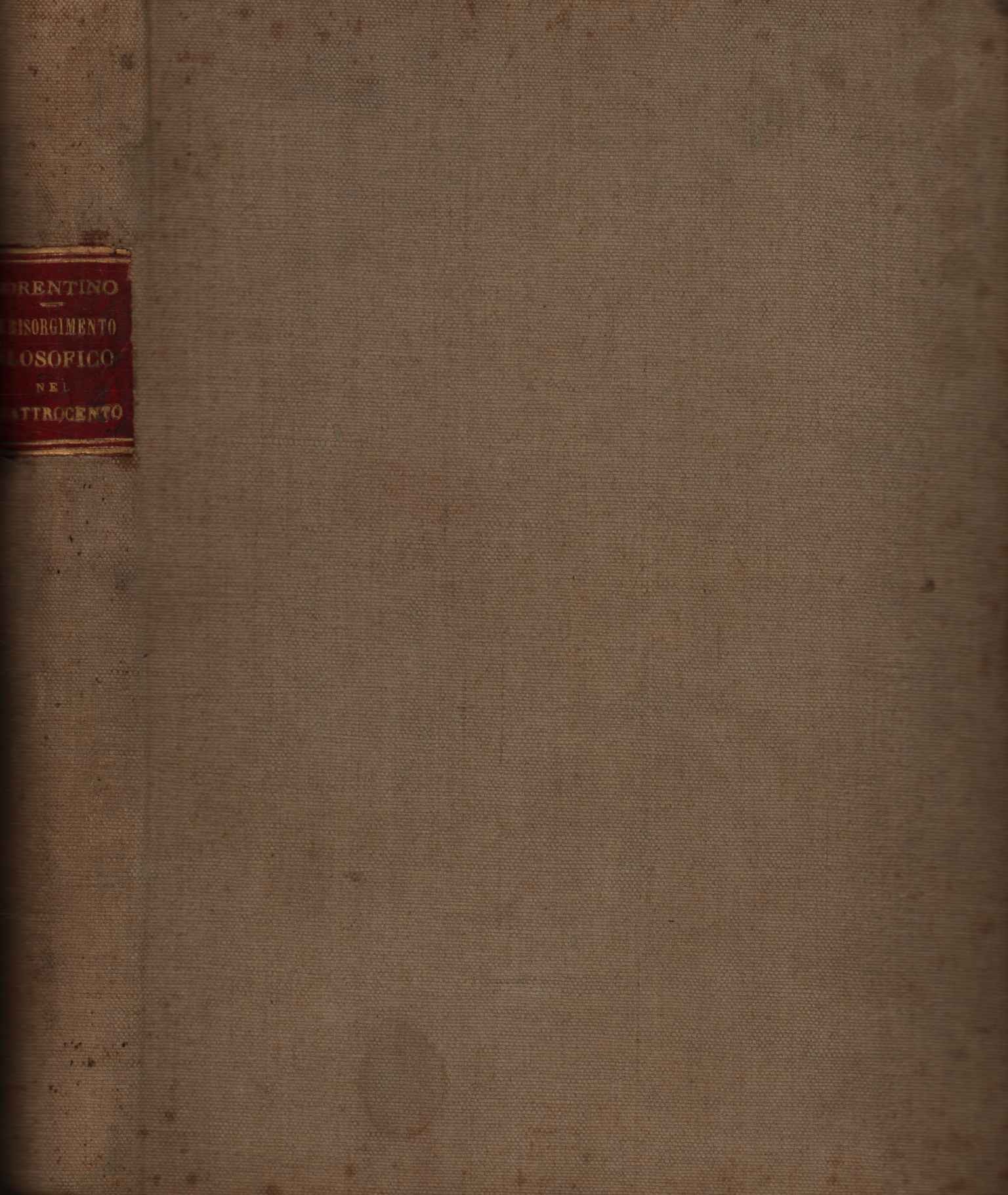 Il risorgimento filosofico nel quattrocento