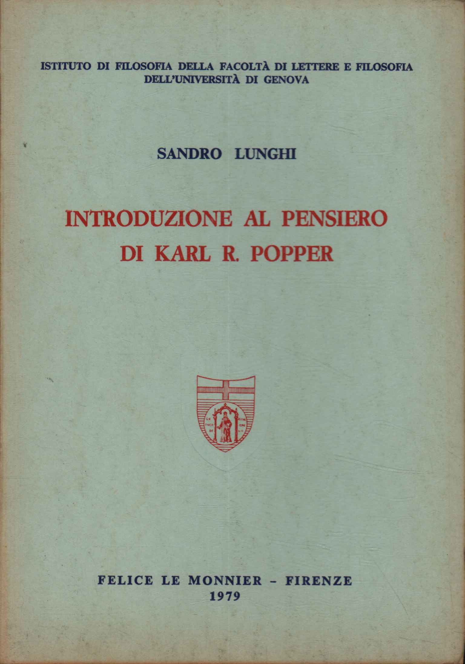 Introduzione al pensiero di Karl R. Popper