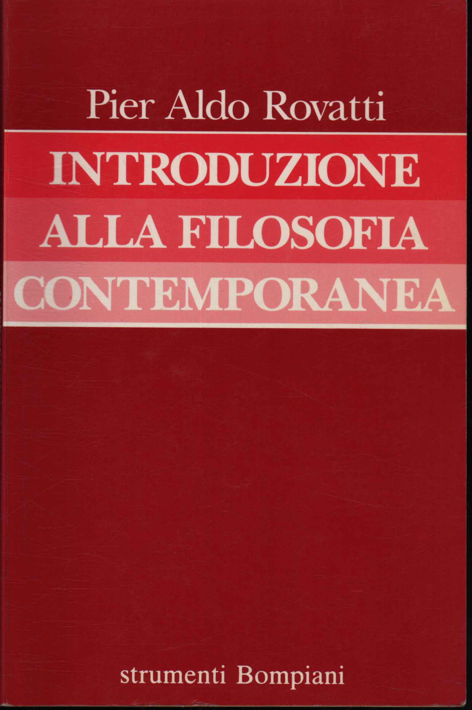 Introduzione alla filosofia contemporanea