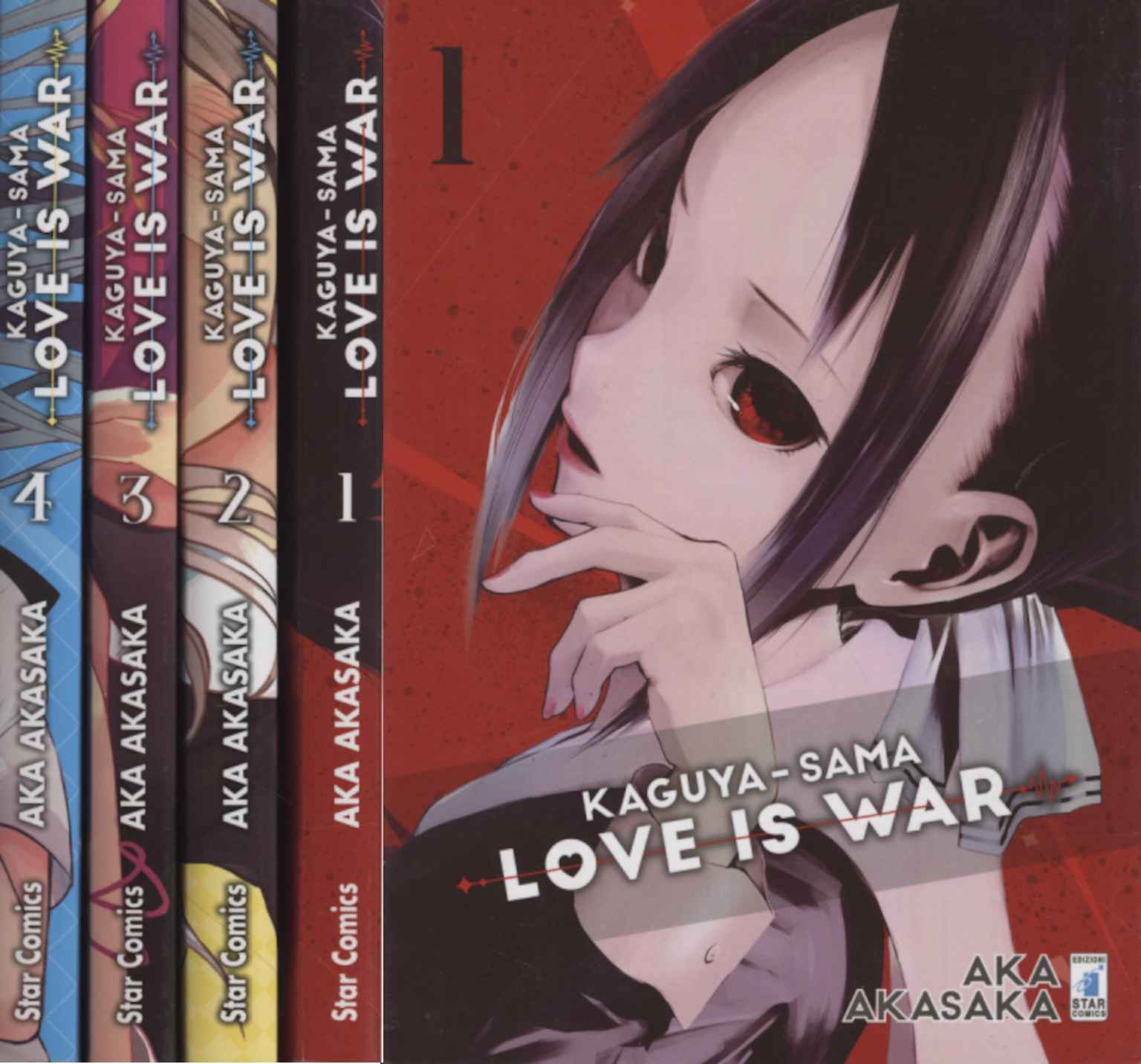 Kaguya Sama. Love is war. Sequenza completa (4 Volumi)