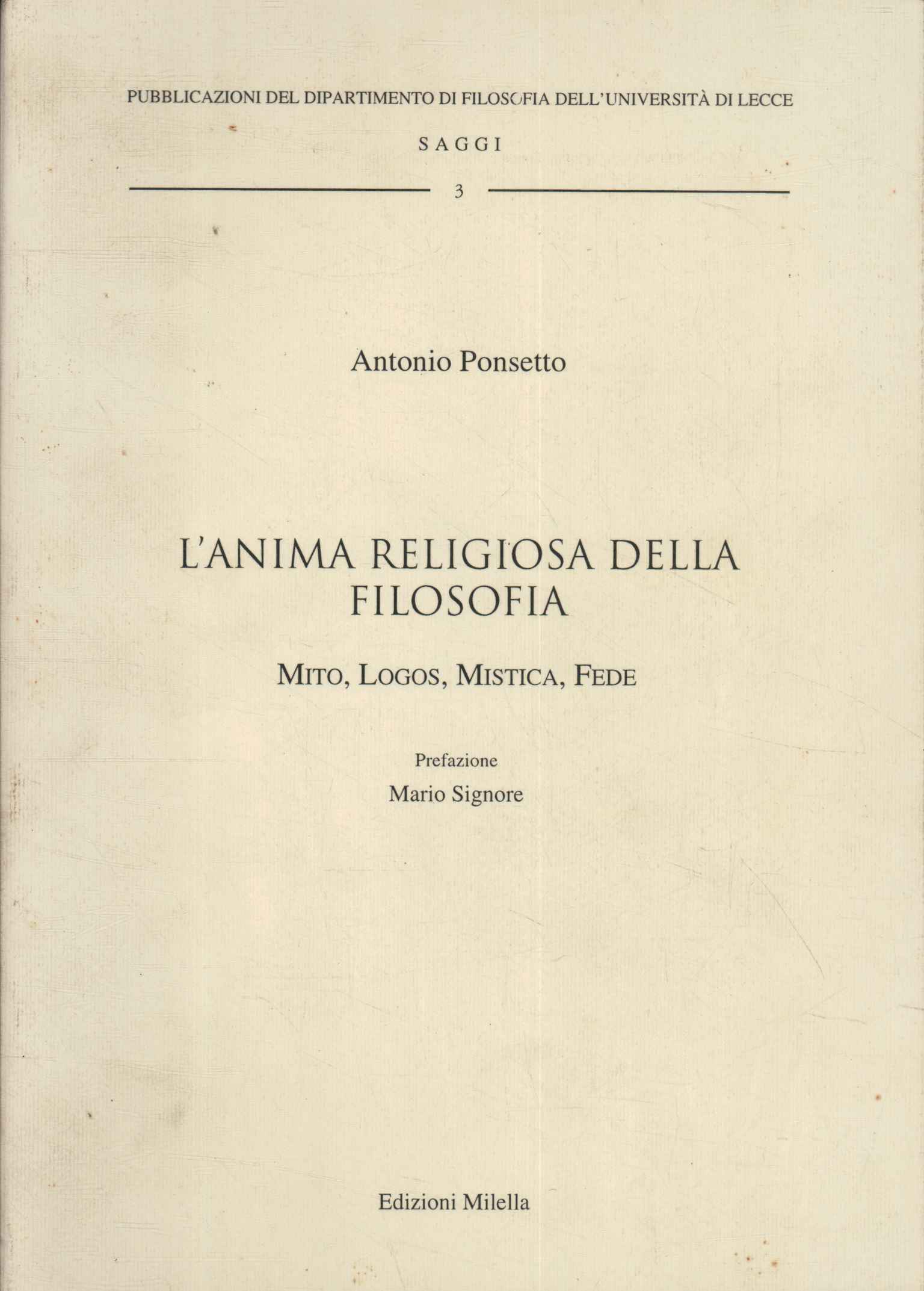 L'anima religiosa della filosofia