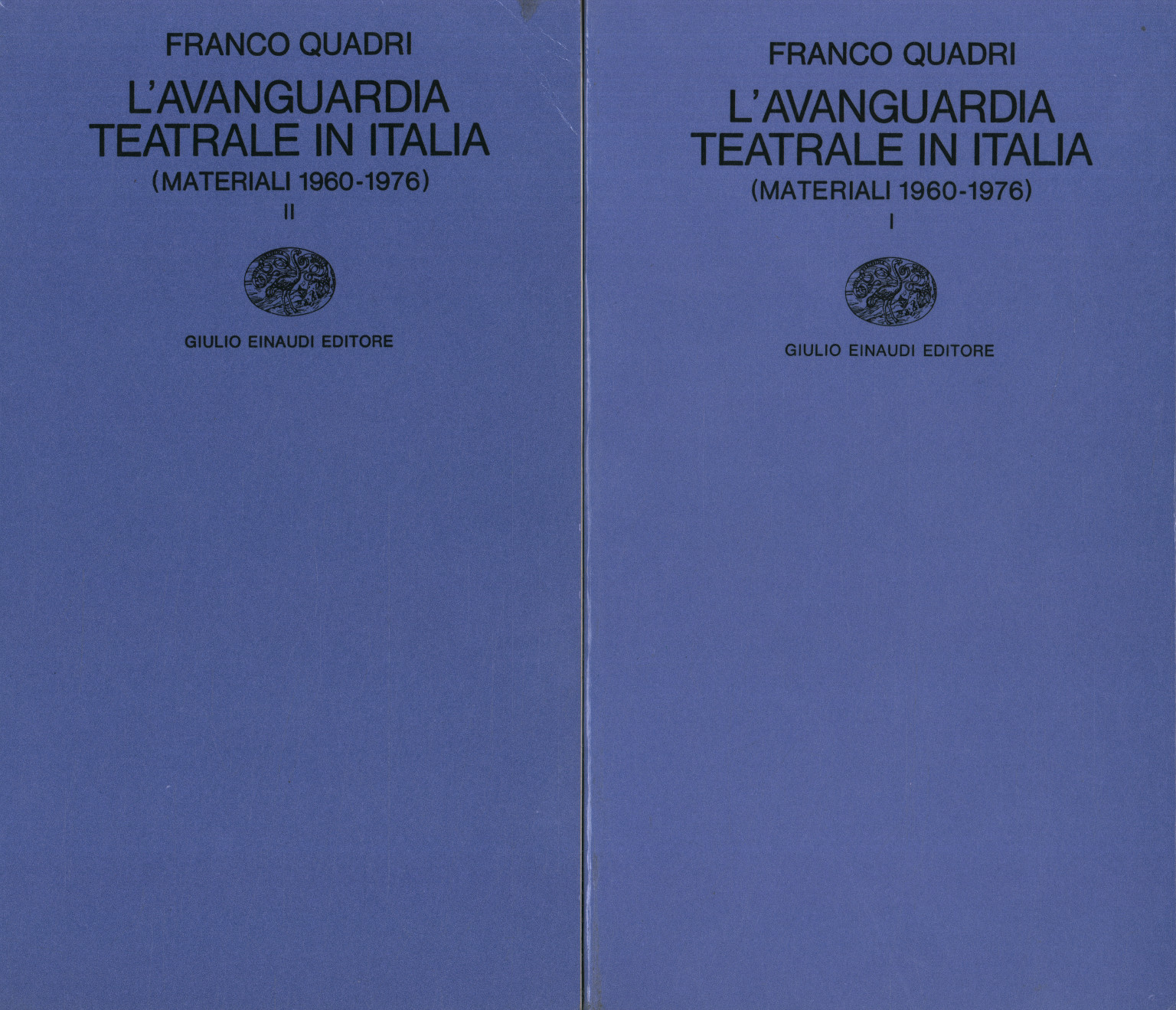 L'avanguardia teatrale in Italia (2 Volumi)