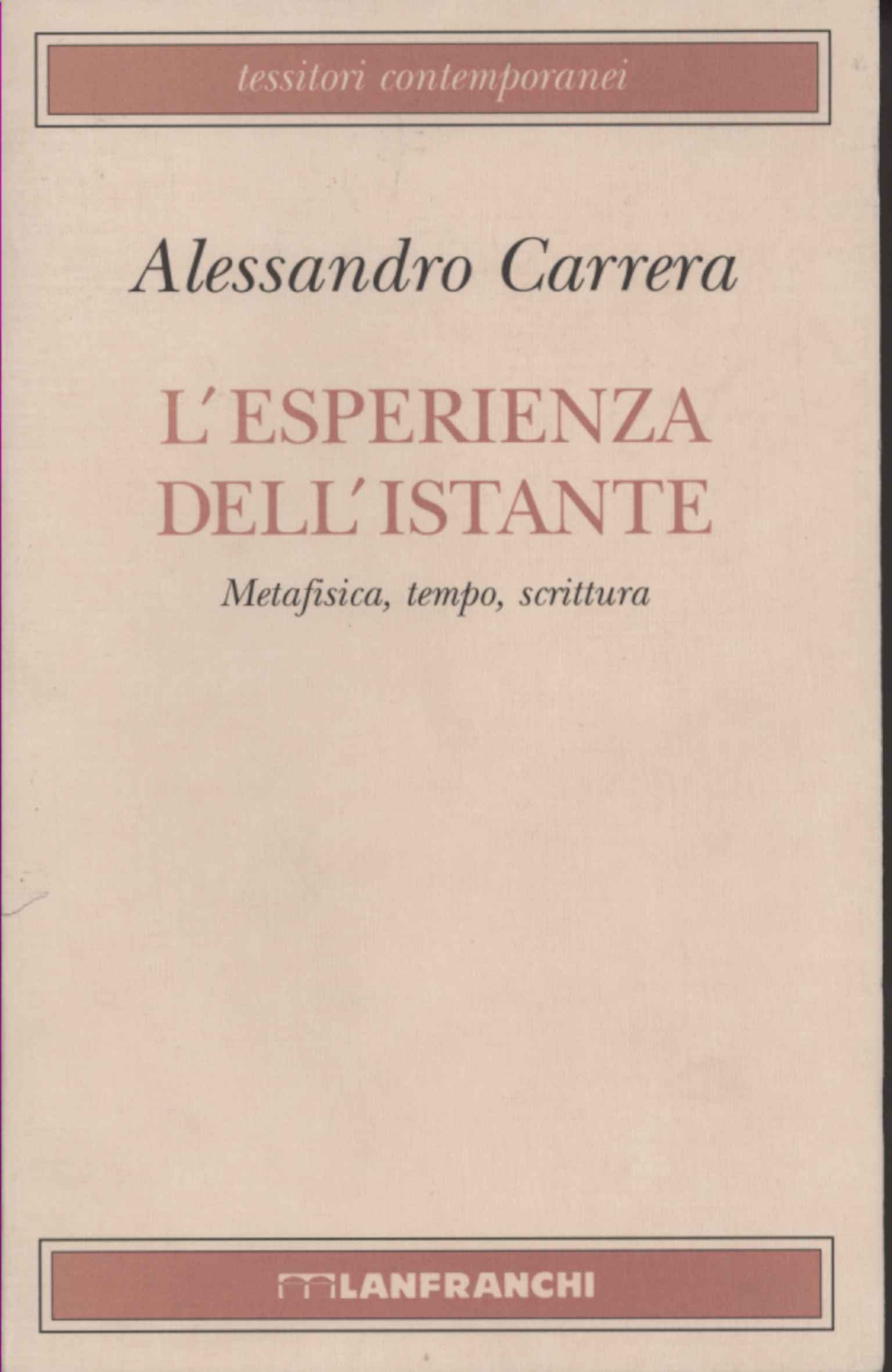 L'esperienza dell'istante