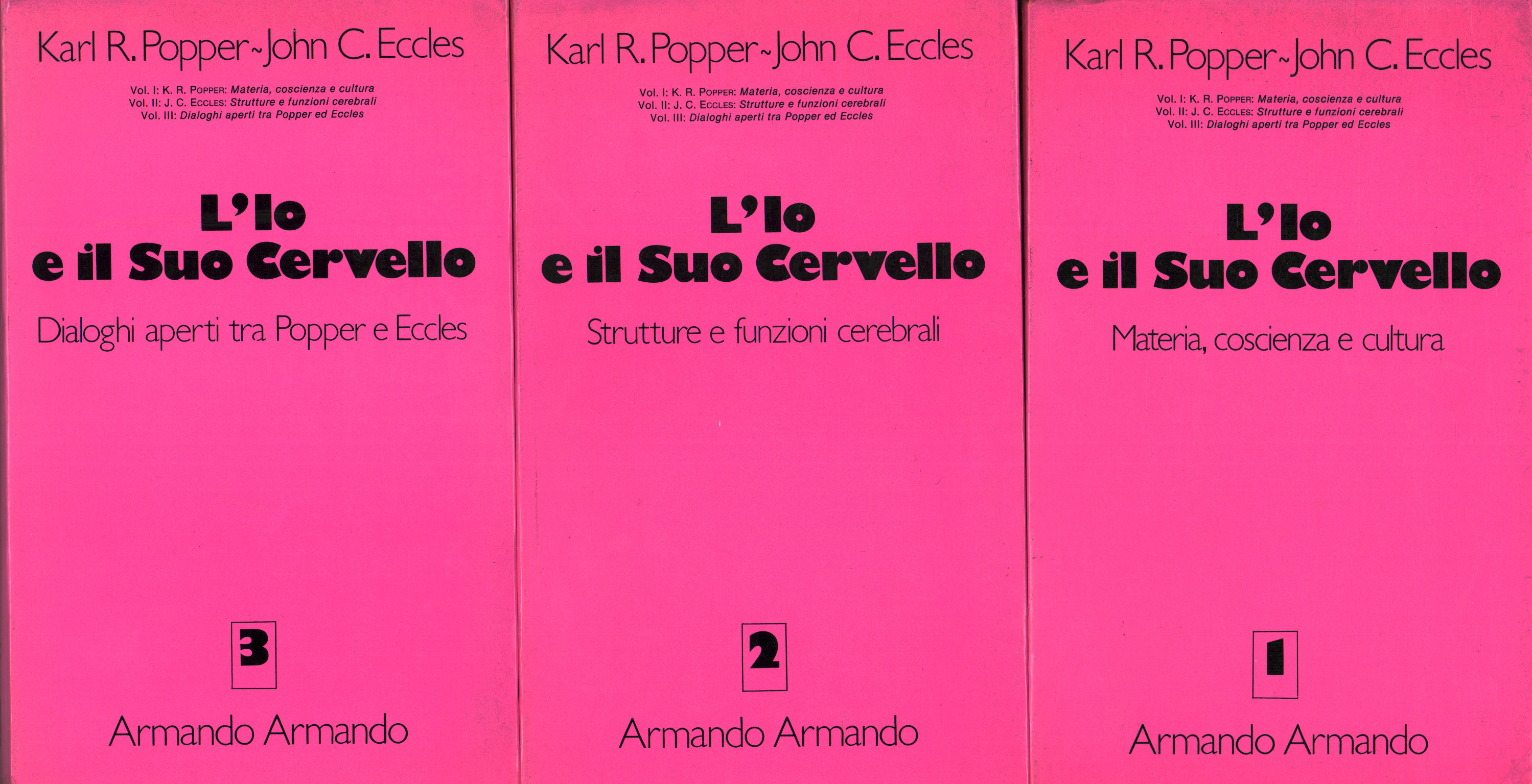 L'Io e il suo cervello (3 Volumi)