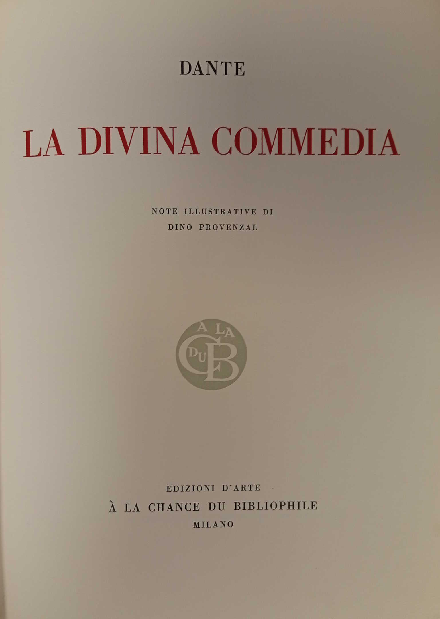 La divina commedia. Imagini di Amos Nattini (3 Volumi)