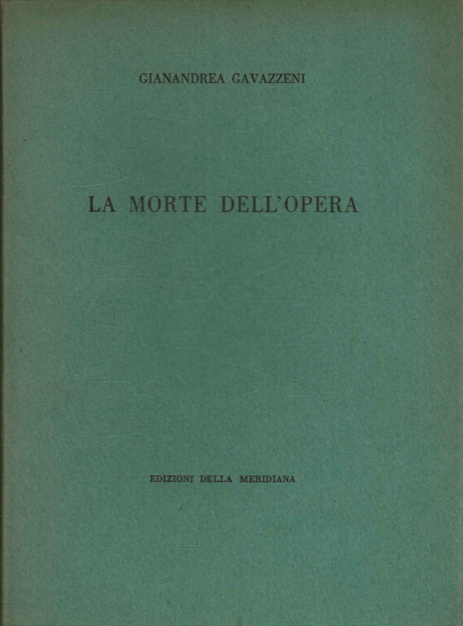 La morte dell'opera