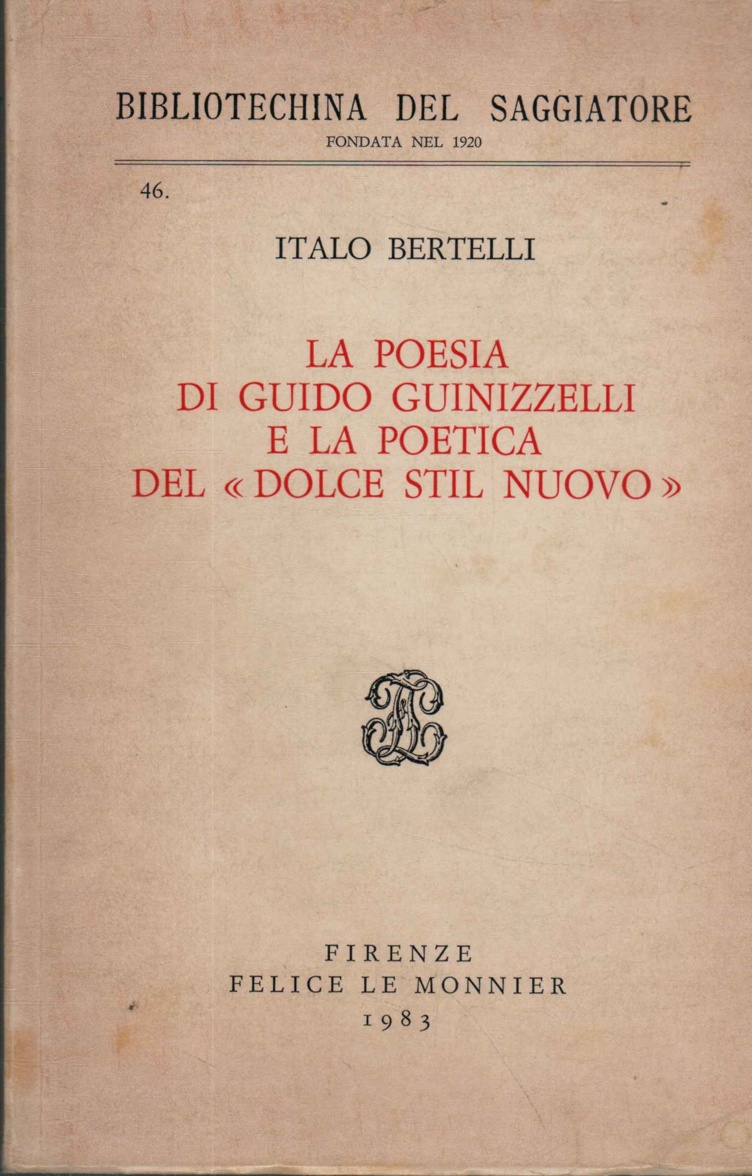 La poesia di Guido Guinizzelli e la poetica del dolce …