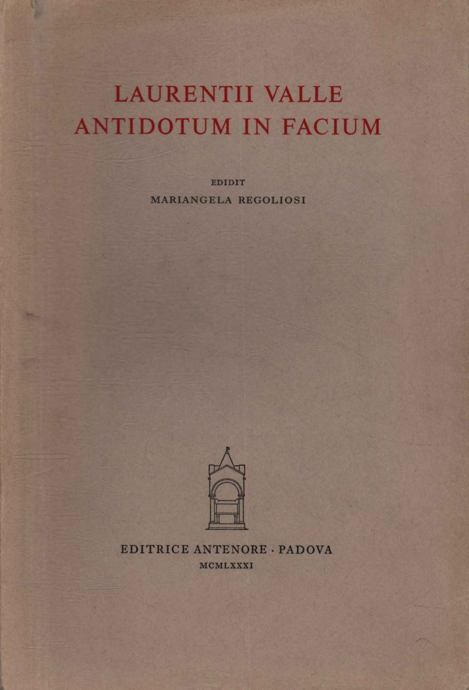 Laurentii valle antidotum in facium