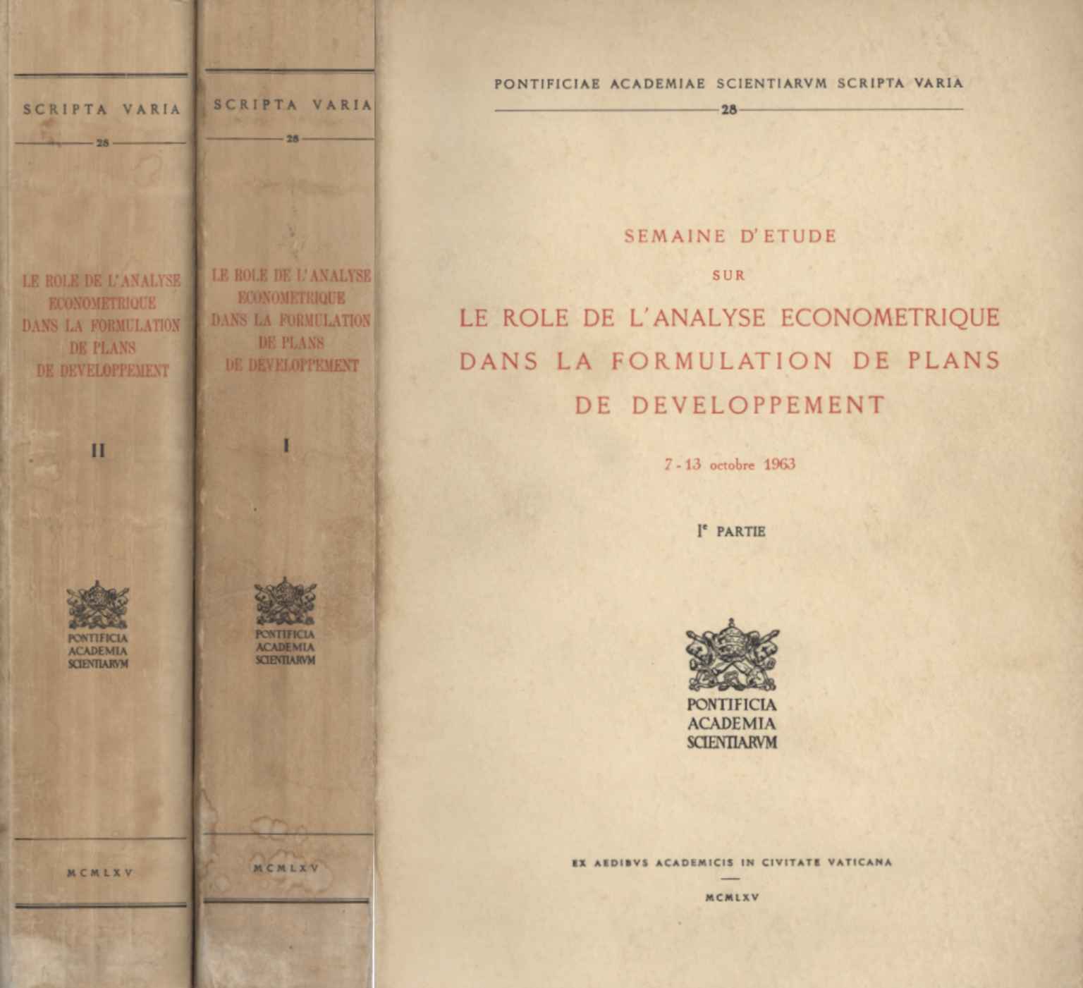 Le role de l'analyse econometrique dans la formulation de plans …