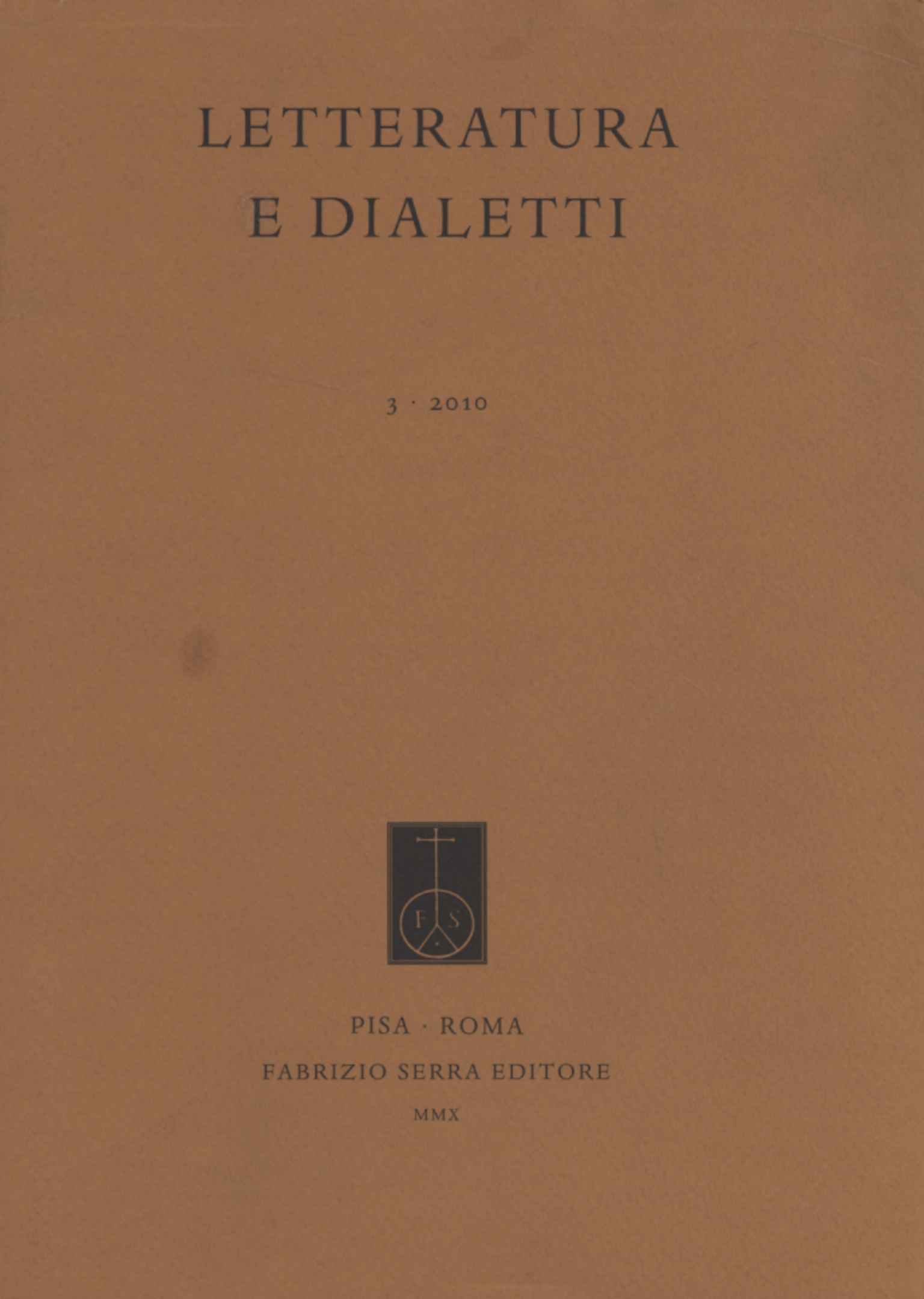 Letteratura e dialetti (Volume 3)