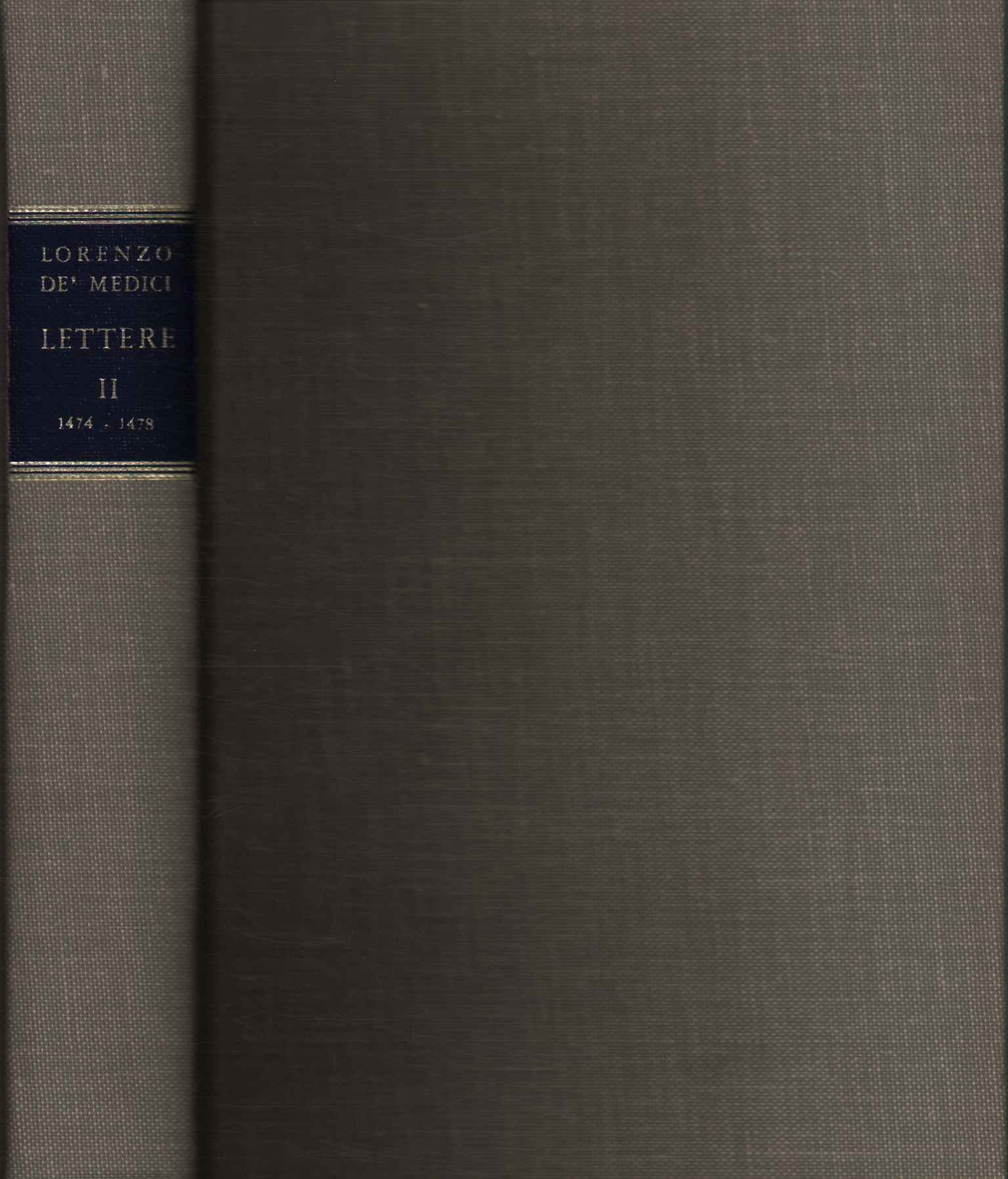 Lettere 1474 - 1478 (Volume II)
