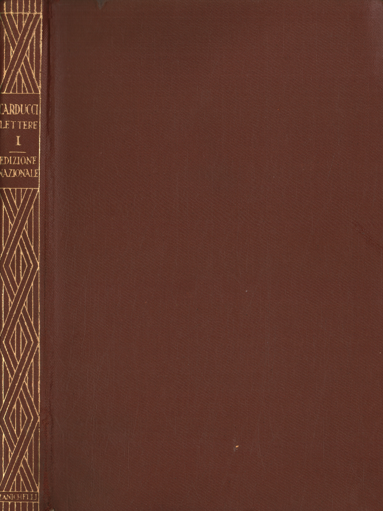 Lettere di Giosue Carducci 1850-1858 (Volume I)