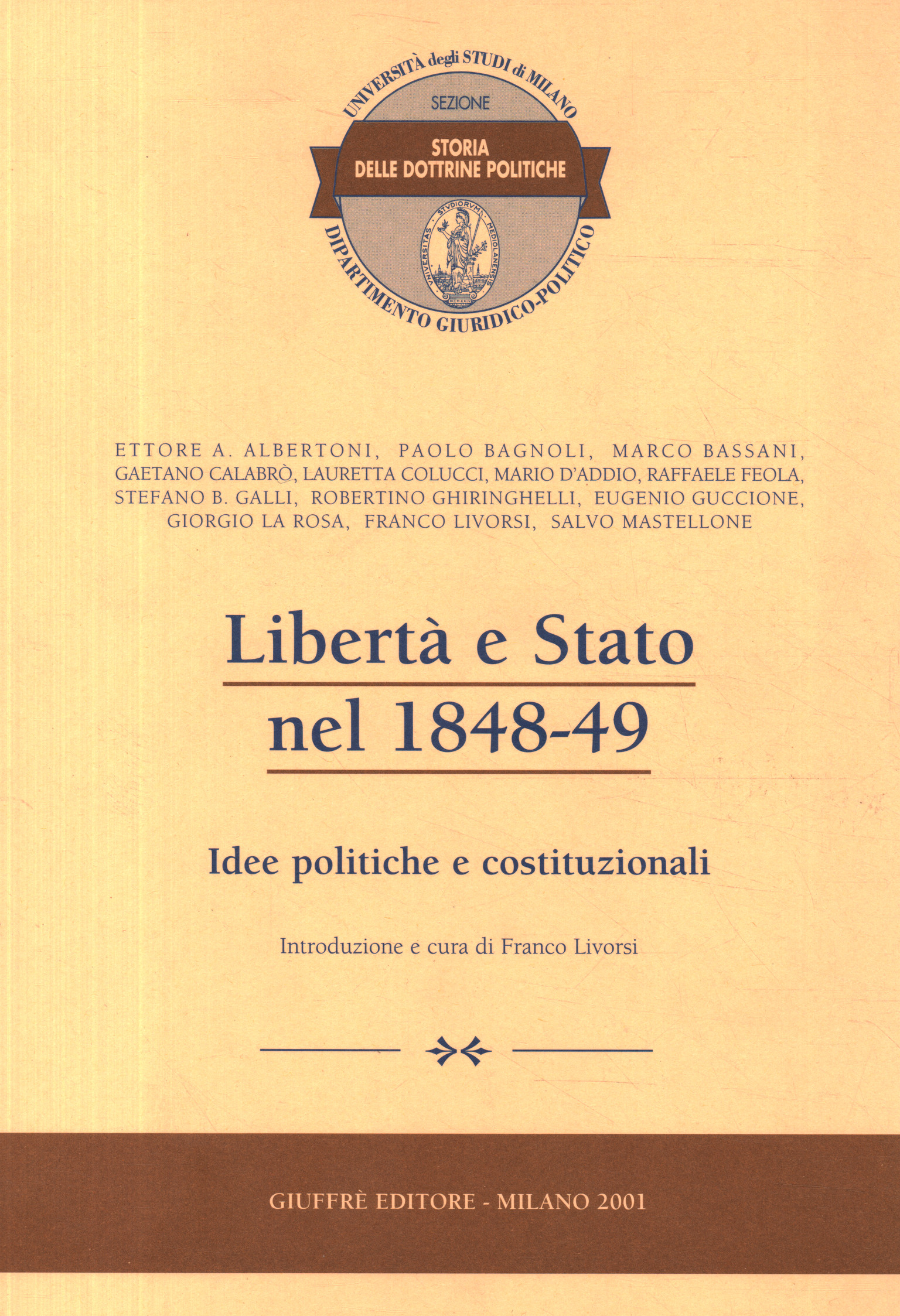 Libertà e Stato nel 1848-49