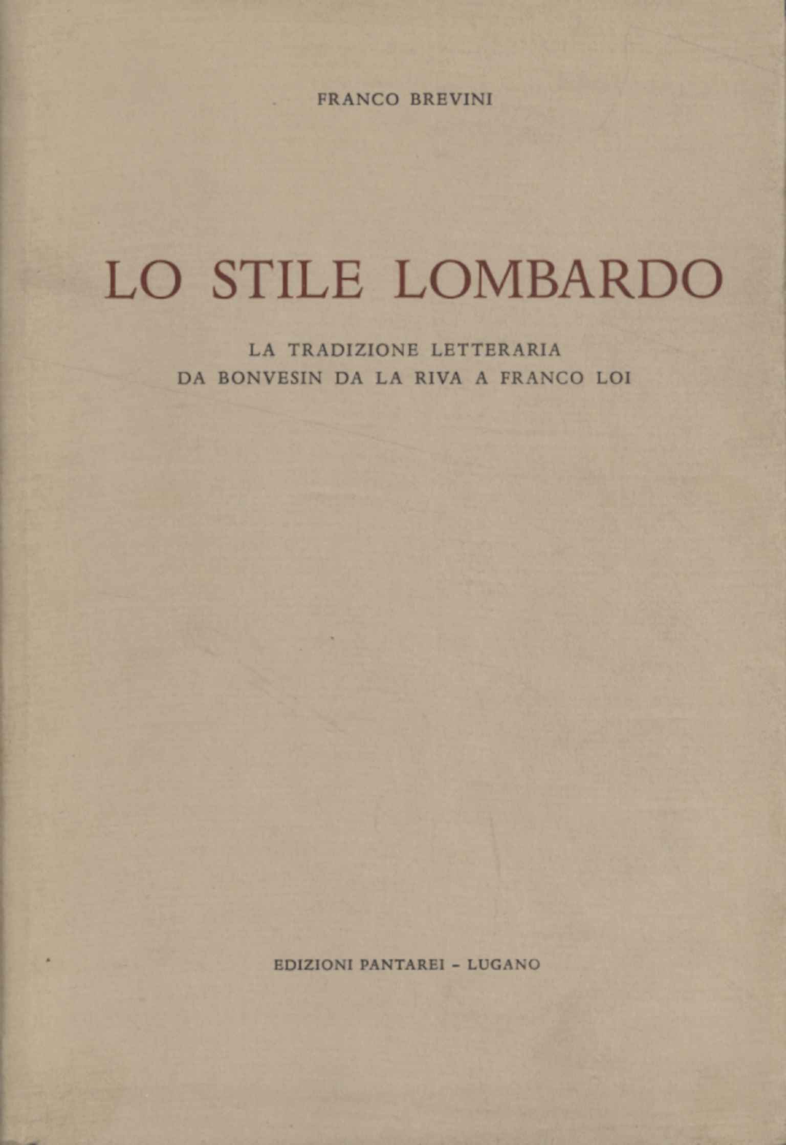 Lo stile lombardo