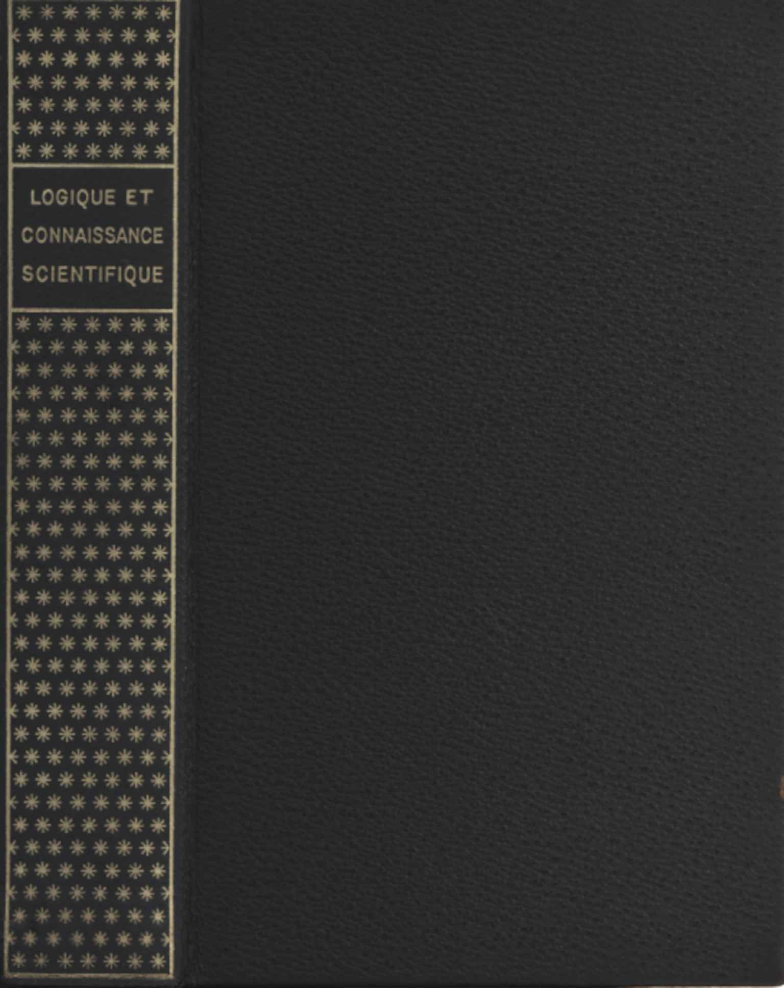 Logique et connaissance scientifique