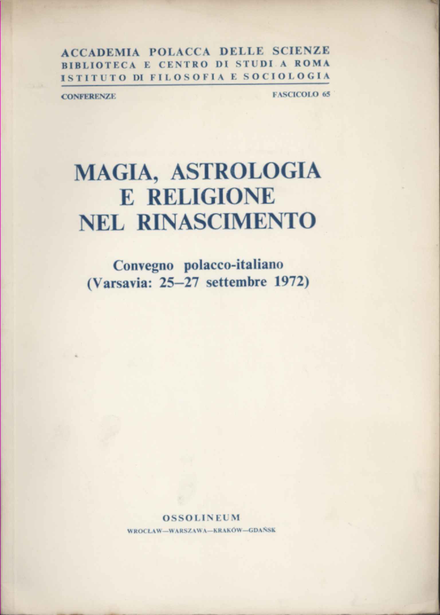 Magia, astrologia e religione nel rinascimento