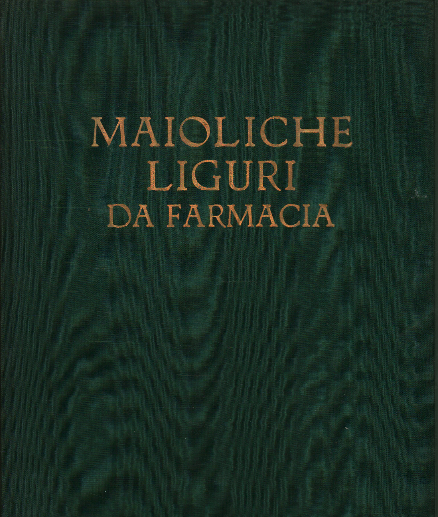 Maioliche liguri da farmacia