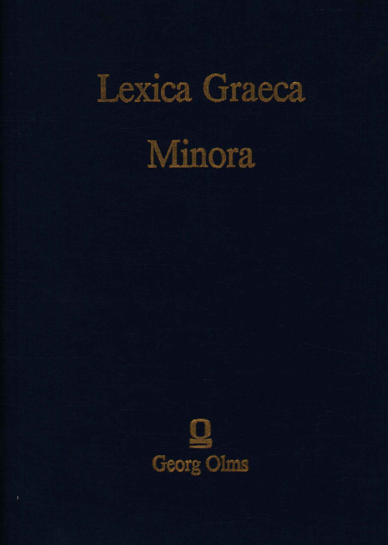 Lexica Graeca Minora