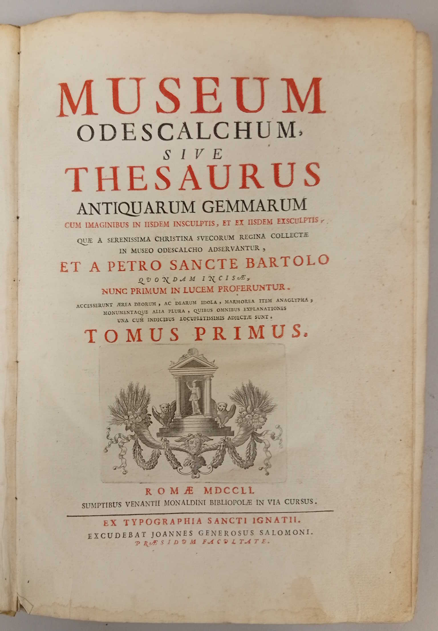 Museum odescalchum sive thesaurus antiquarum gemmarum