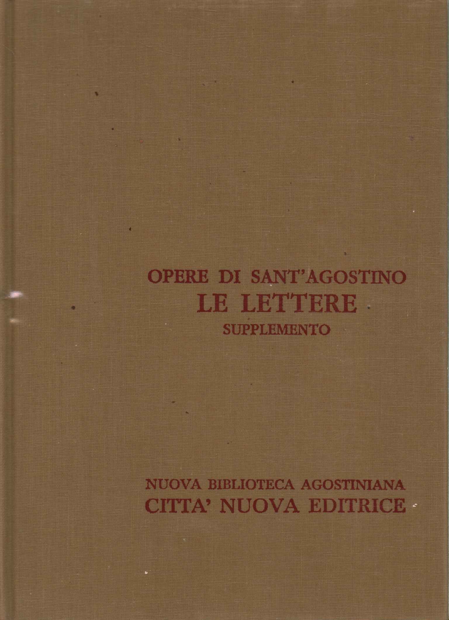 Opere di Sant'Agostino XXIII/A. Le Lettere. Supplemento (1-29)