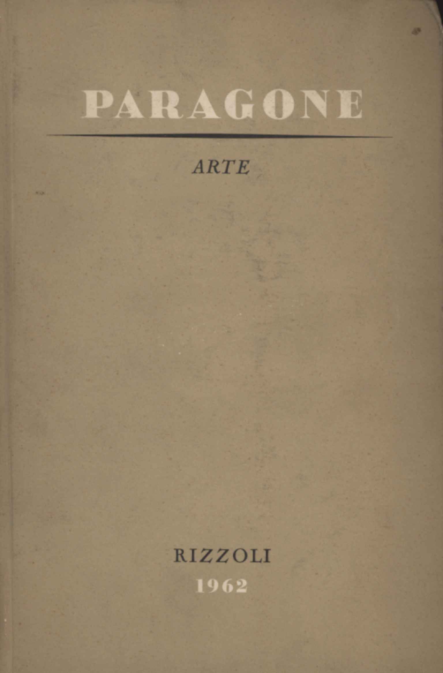 Paragone Arte. Annata completa 1962 con Indici