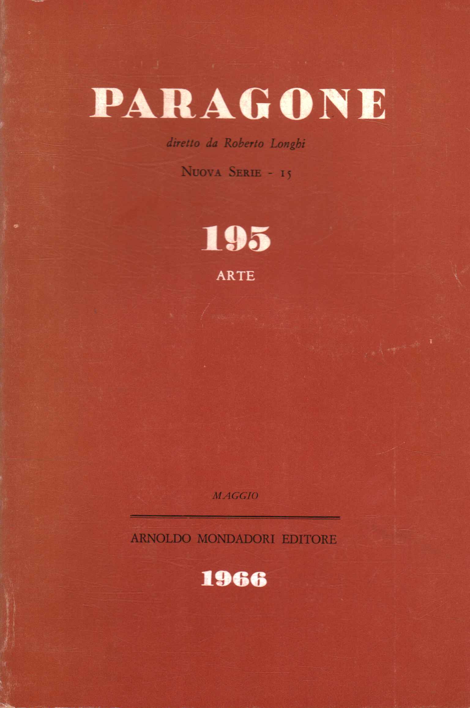 Paragone. Arte (Anno XVII, Numero 195/15, maggio1966)