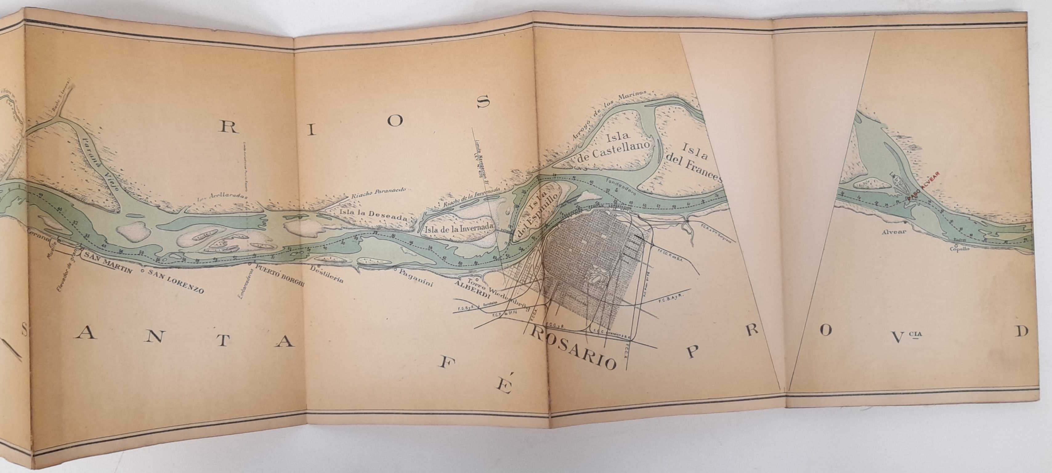 Plano de navegacion del Rio Paranà desde Esquina hasta La …