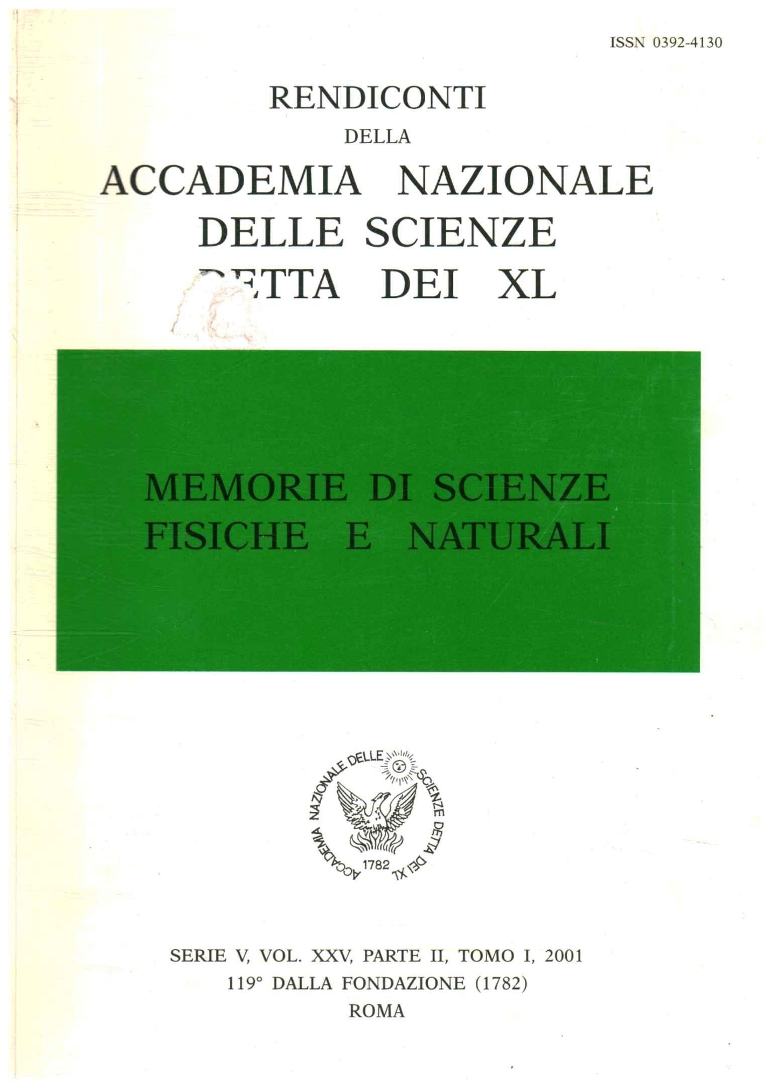 Rendiconti della Accademia Nazionale delle Scienze detta dei XL. Serie …