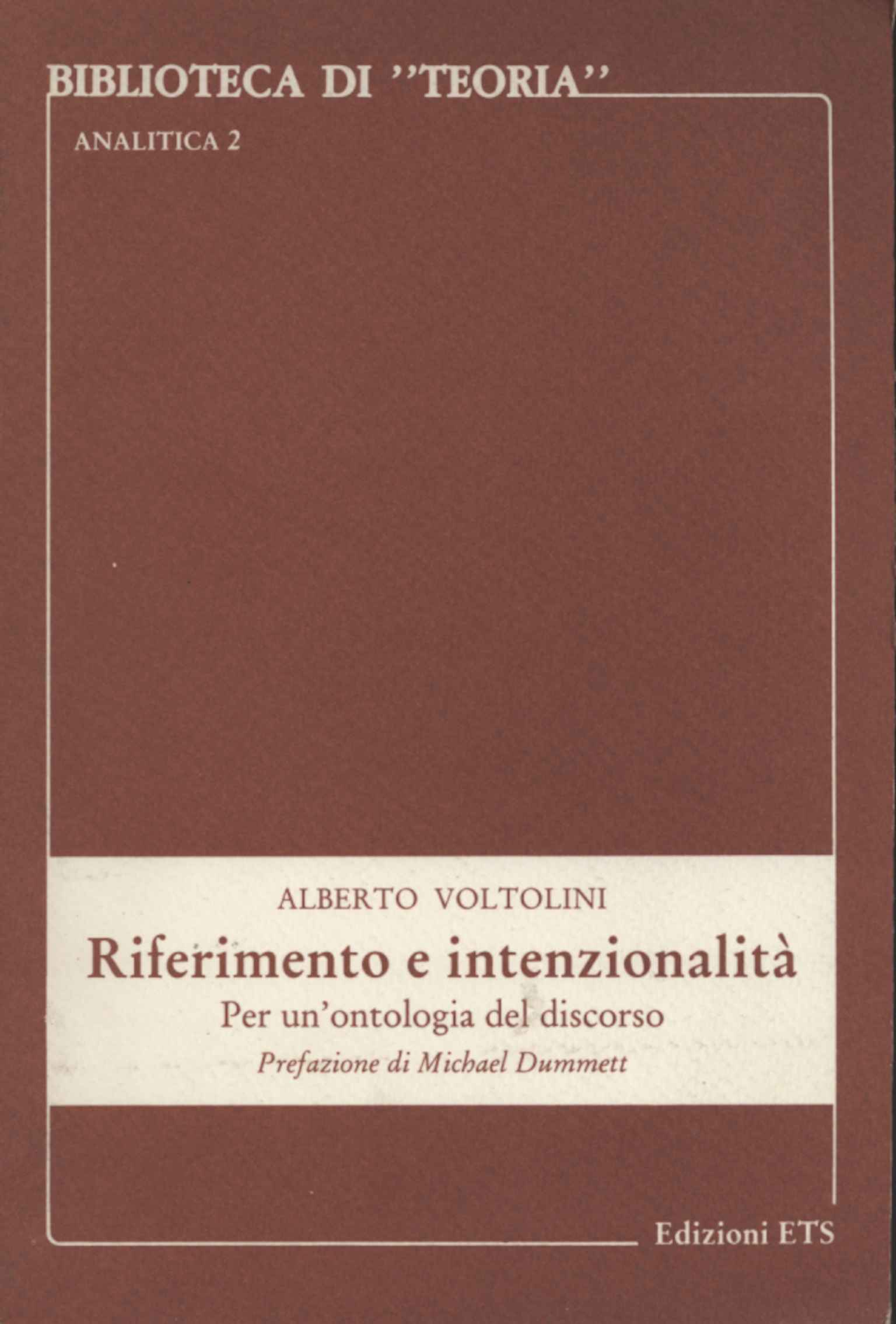 Riferimento e intenzionalità