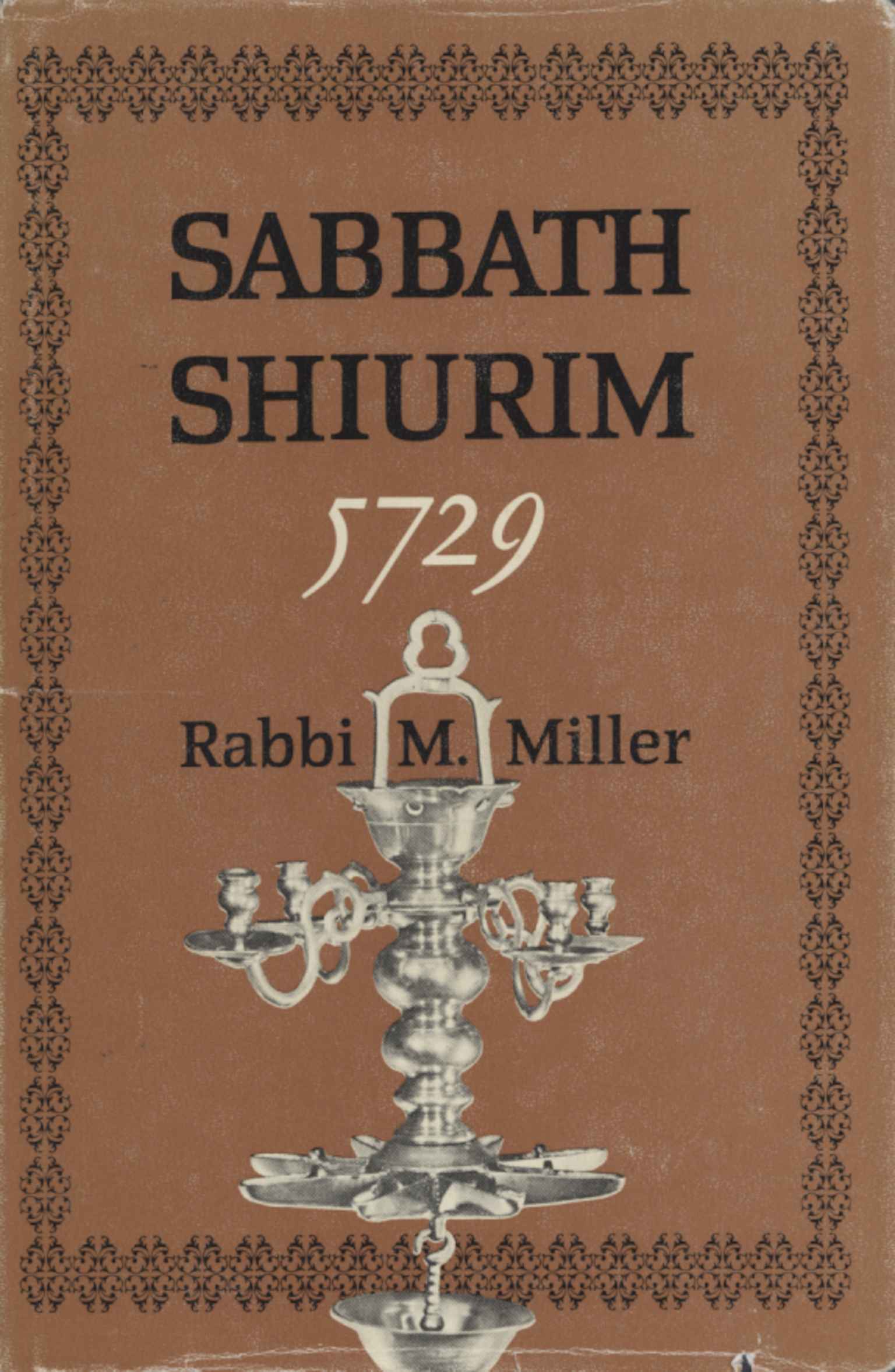 Sabbath Shiurim