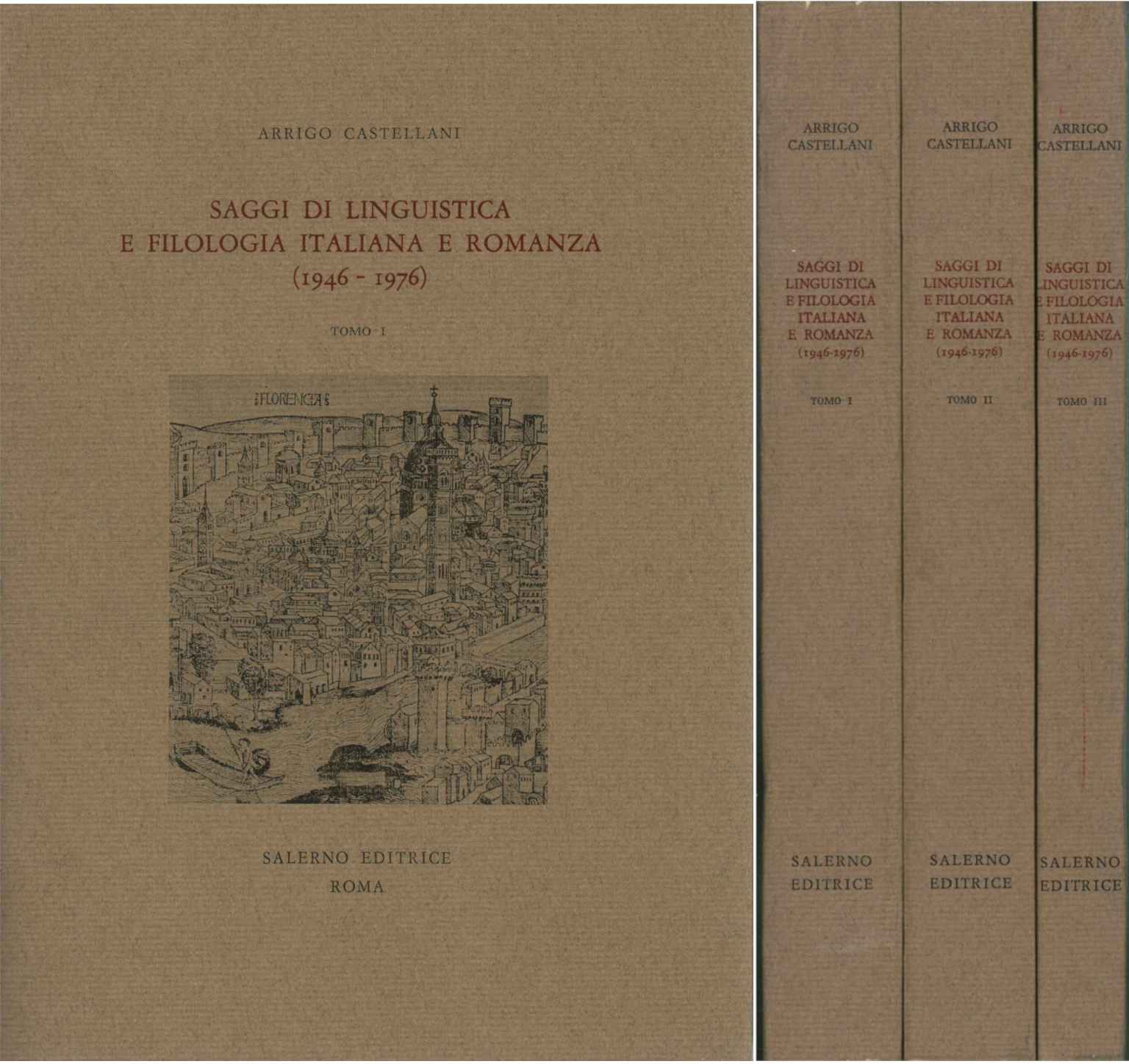 Saggi di linguistica e filologia italiana e romanza (1946-1976) (3 …