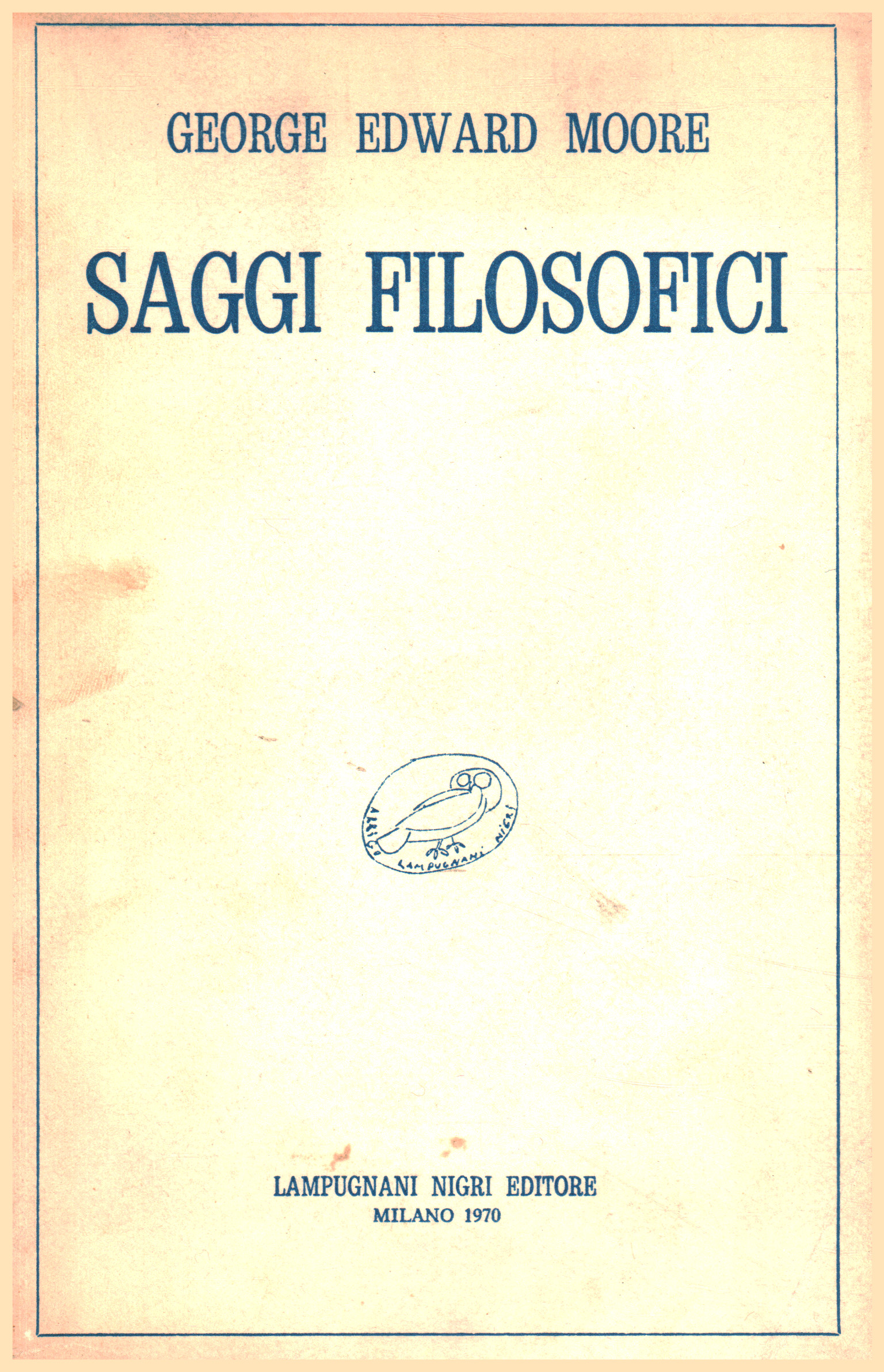 Saggi filosofici
