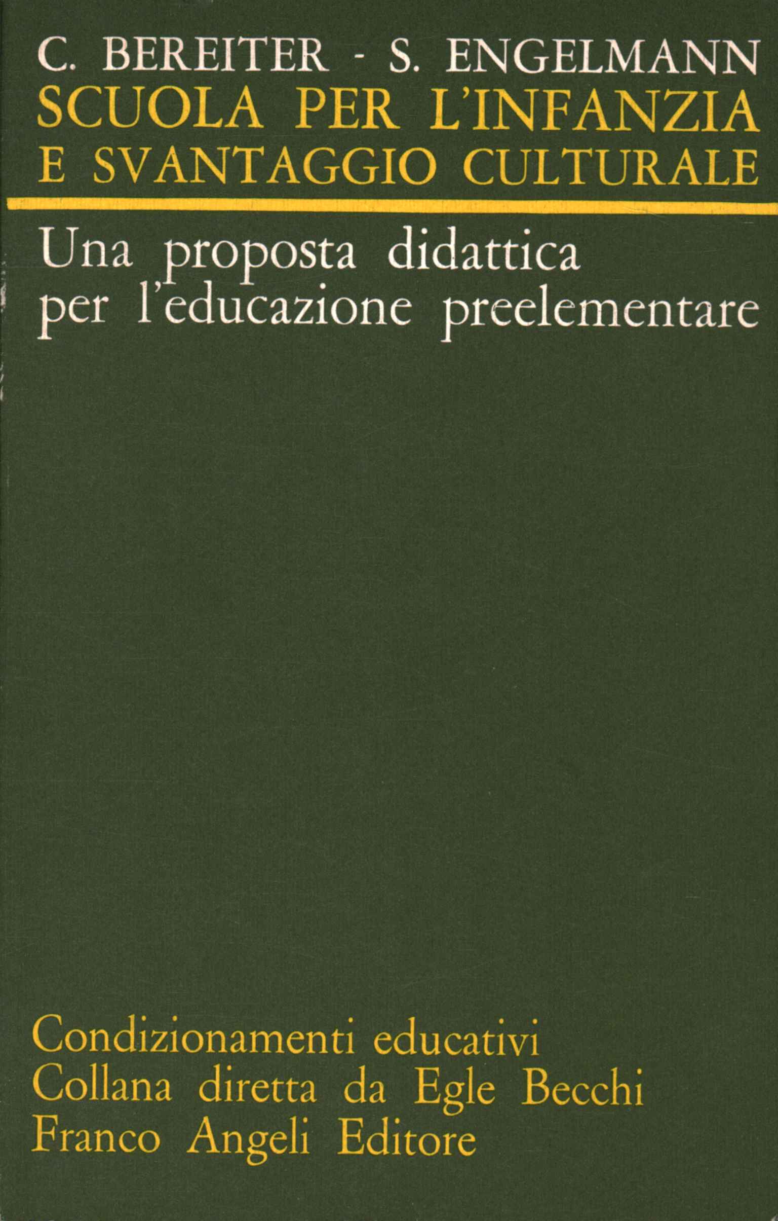 Scuola per l'infanzia e svantaggio culturale