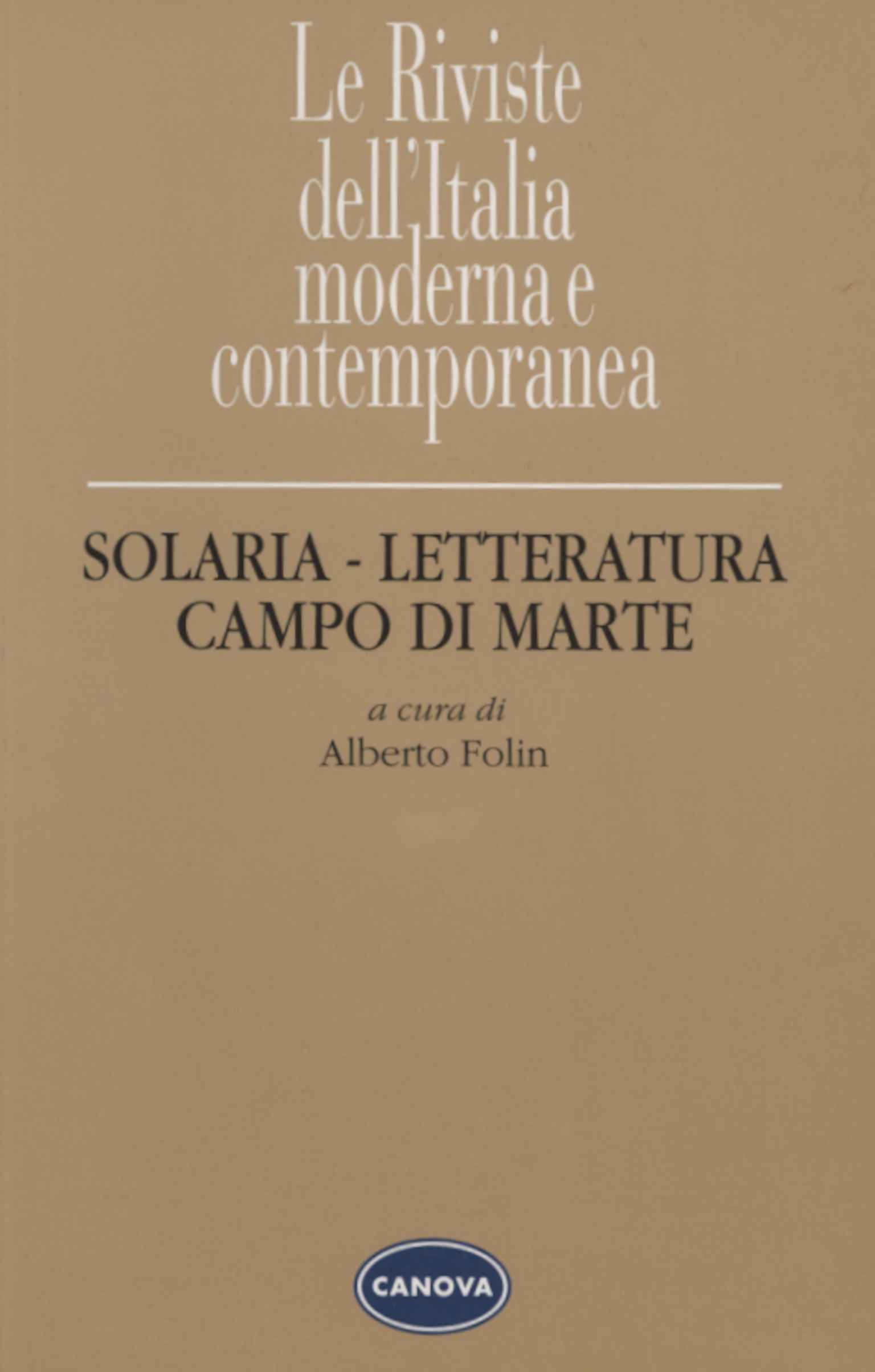 Solaria letteratura e Campo di Marte