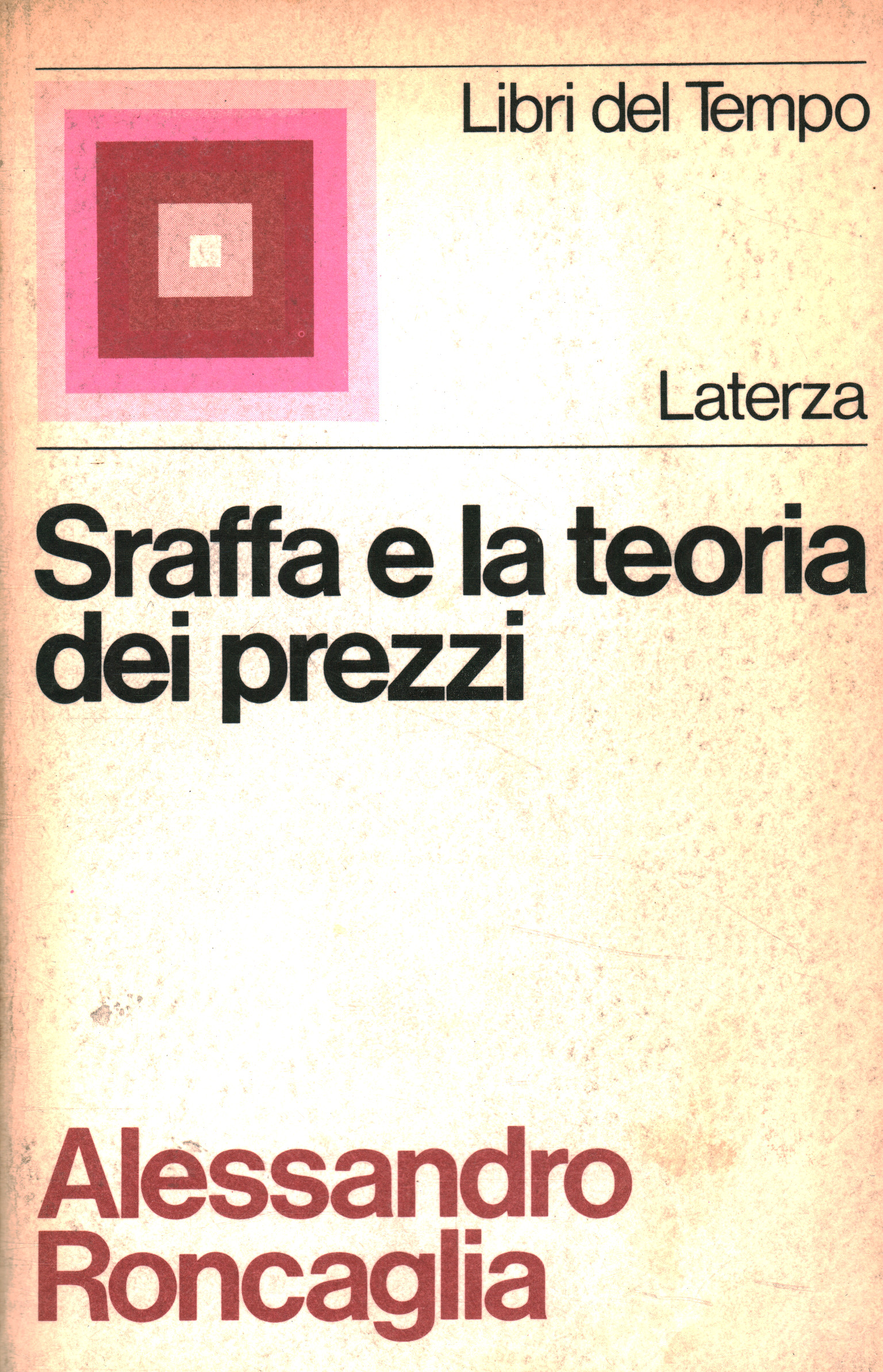 Sraffa e la teoria dei prezzi