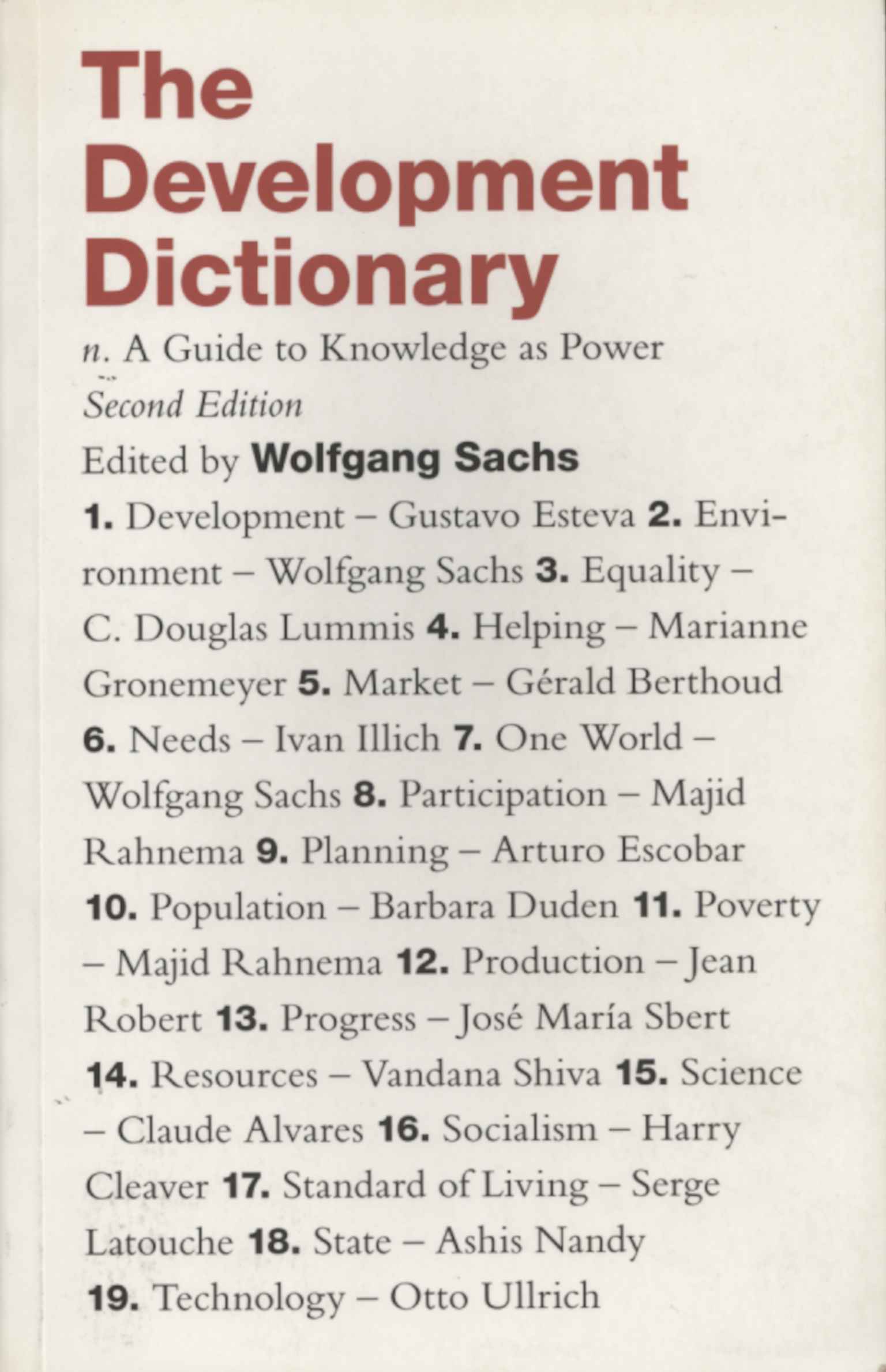 The Development Dictionary