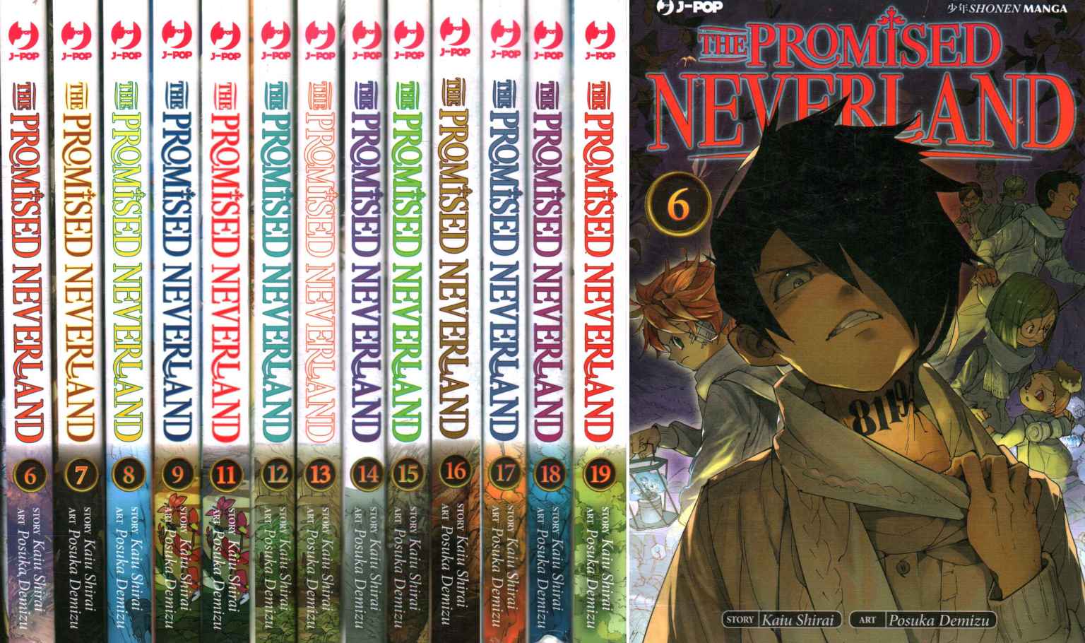 The promised neverland (13 Volumi)