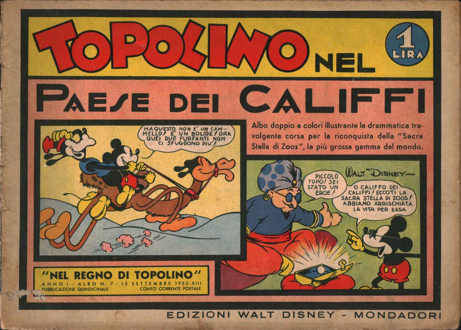 Topolino nel paese dei Califfi