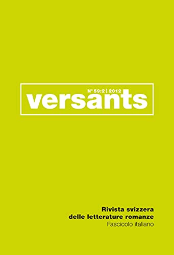 Versants. L'Orlando Furioso e la tradizione cavalleresca (2012 - Numero …