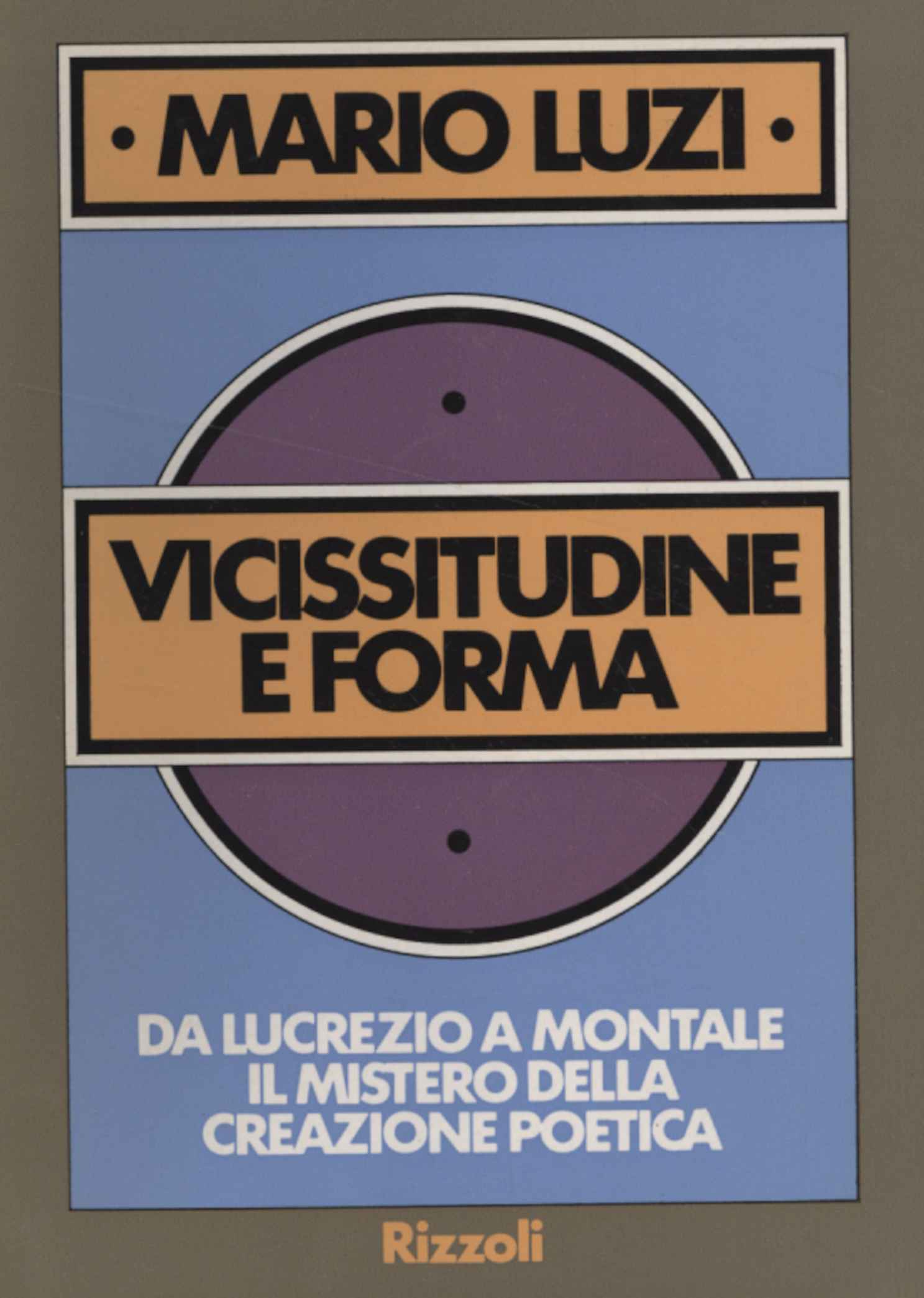 Vicissitudine e forma