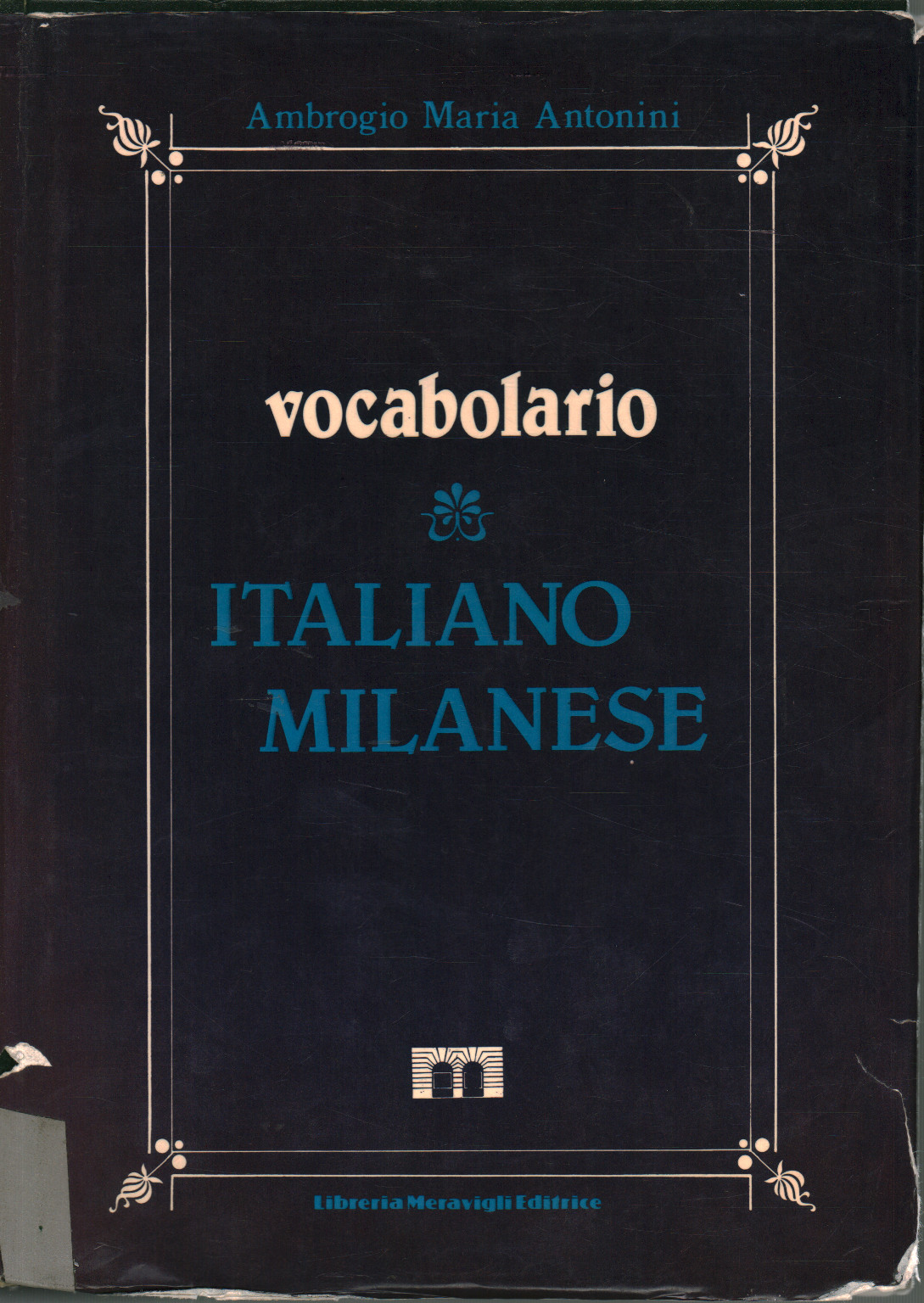 Vocabolario italiano milanese