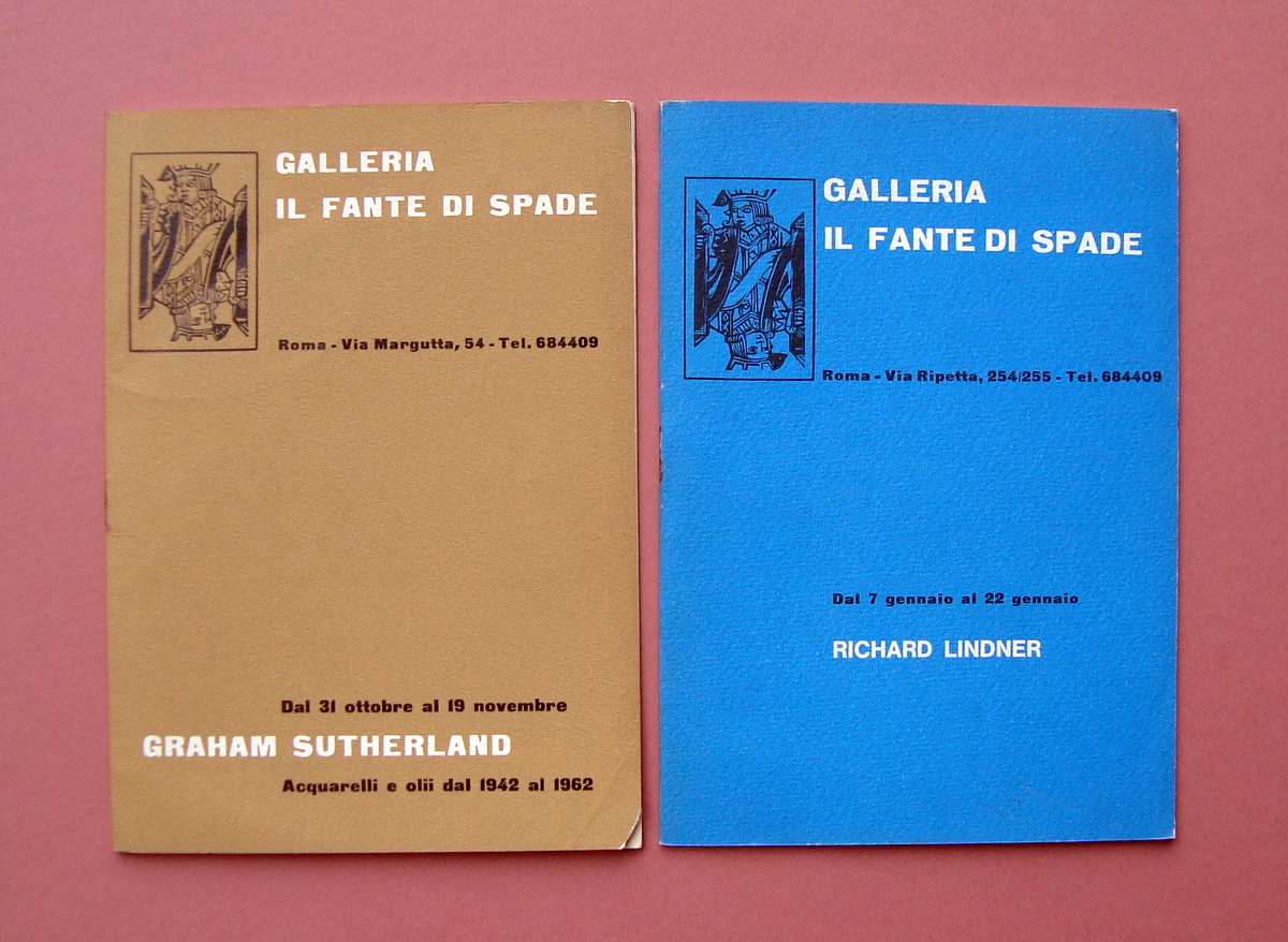 2 Cataloghi Galleria Il Fante di Spade G.Sutherland acquarelli e …
