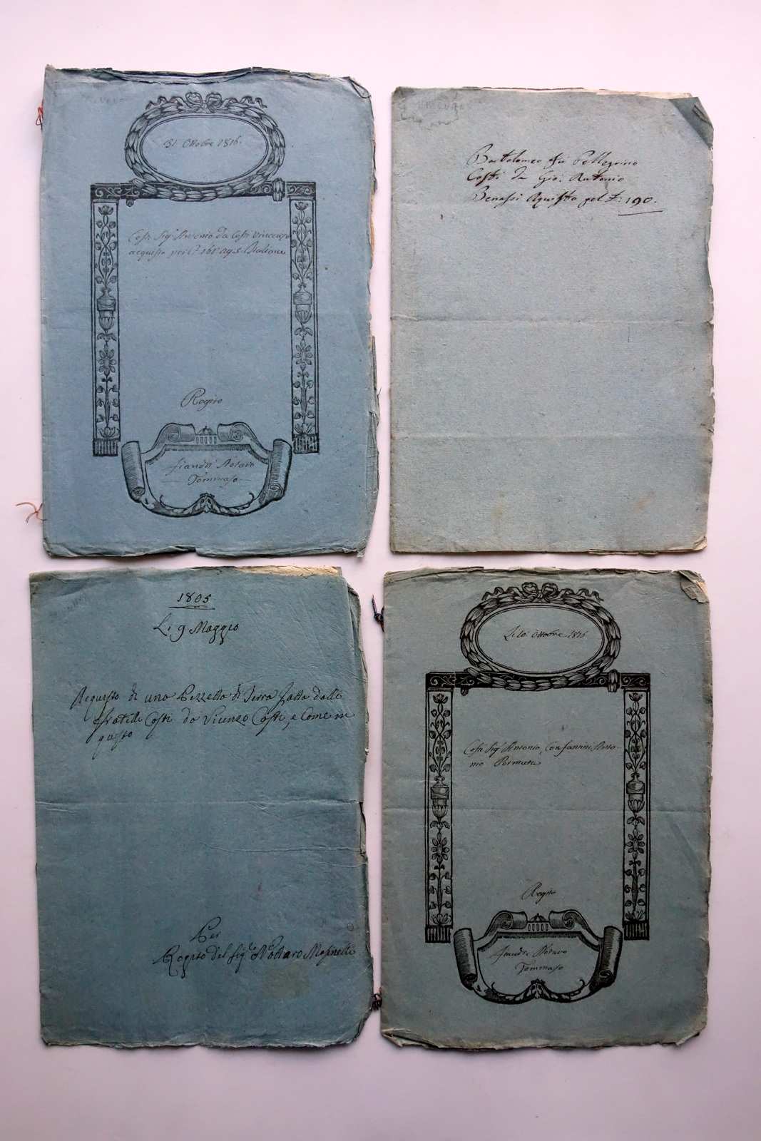 4 Atti Notarili Privati Rogiti Prignano Modena Costi Benassi Fantini …