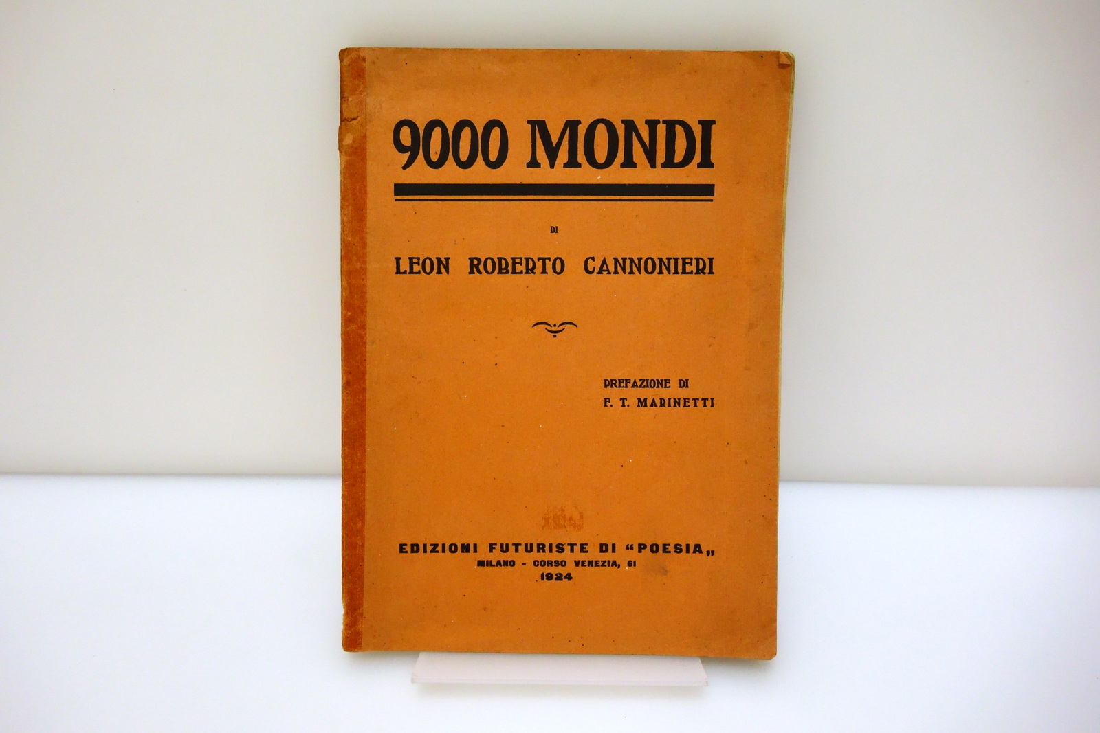 9000 Mondi di Leon Roberto Cannonieri Ed. Futuriste di Poesia …