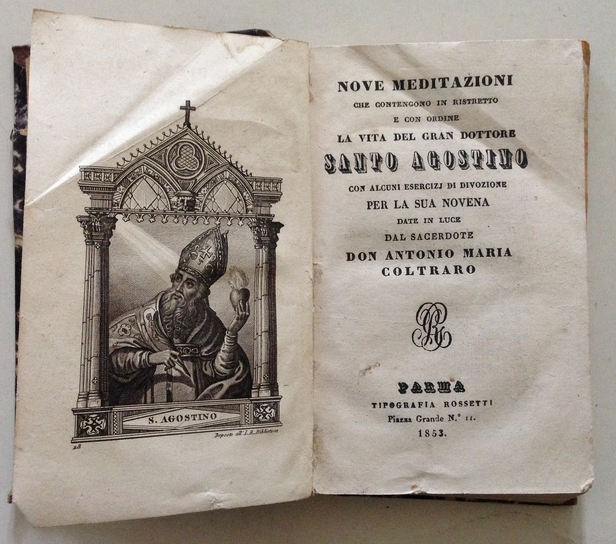 A. M. Coltraro La Vita del Gran Dottore Santo Agostino …