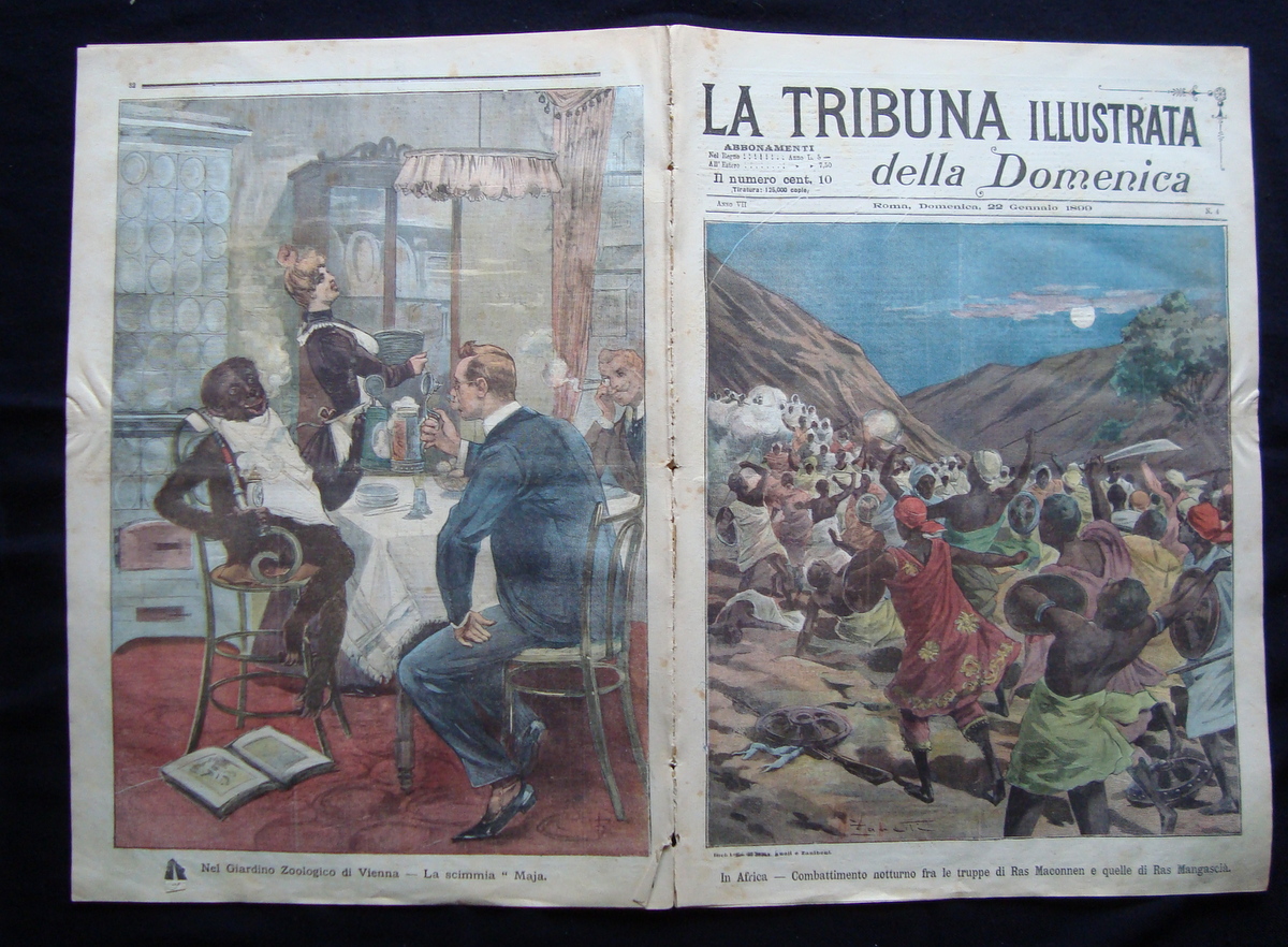 Africa combattimento truppe Ras Maconnen e Ras Mangasci‡ TRIBUNA ILLUSTRATA …