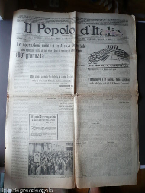 Africa Orientale Amba Aradan Cento Giorni Assedio Colonie Popolo d'Italia …