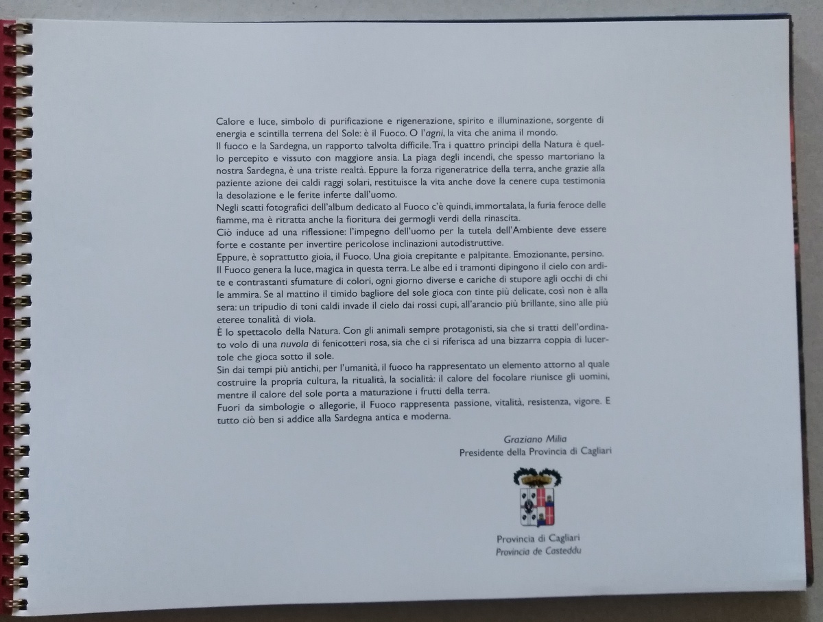Album Fotografico Fuoco Sardegna Piga Provincia di Cagliari 2008