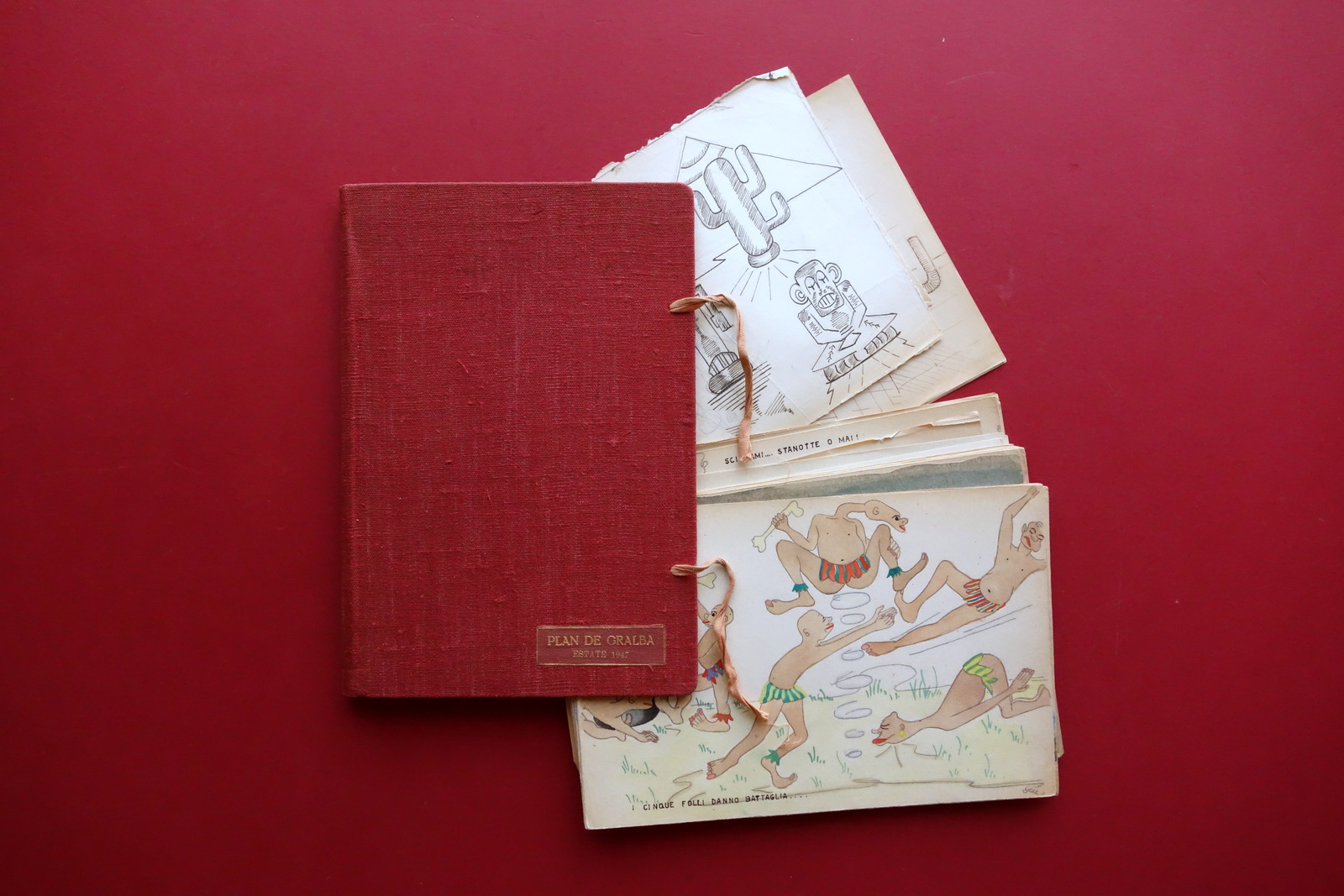 Album Plan de Gralba Alpi Dolomiti Estate 1947 34 Disegni …